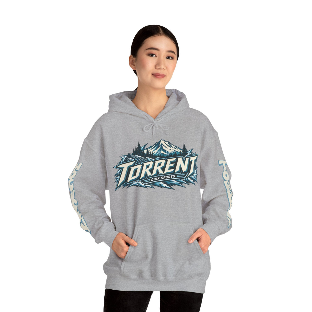 Abbey Murphy Torrent Rainier Unisex Hoodie in Sport Grey | Chix Sports