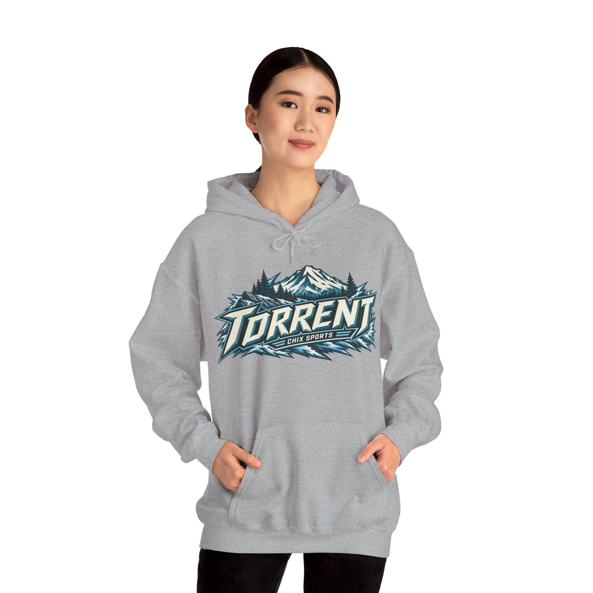 Abbey Murphy Torrent Rainier Unisex Hoodie in Sport Grey | Chix Sports
