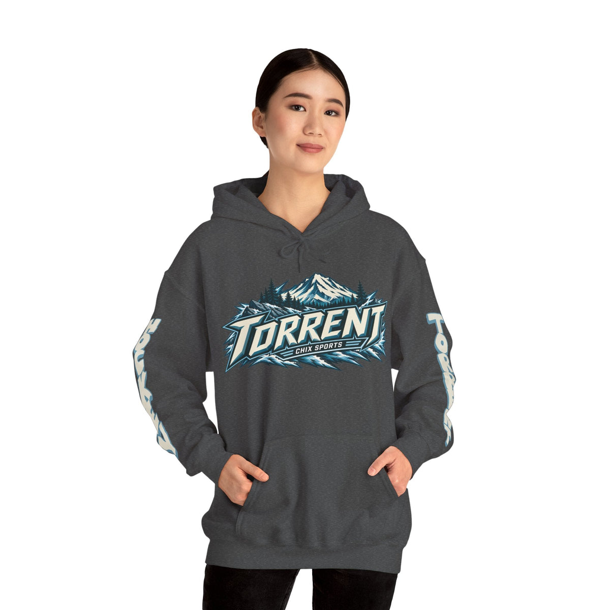Abbey Murphy Torrent Rainier Unisex Hoodie in Sport Grey | Chix Sports