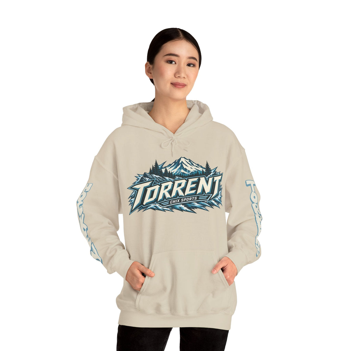 Abbey Murphy Torrent Rainier Unisex Hoodie in Sport Grey | Chix Sports