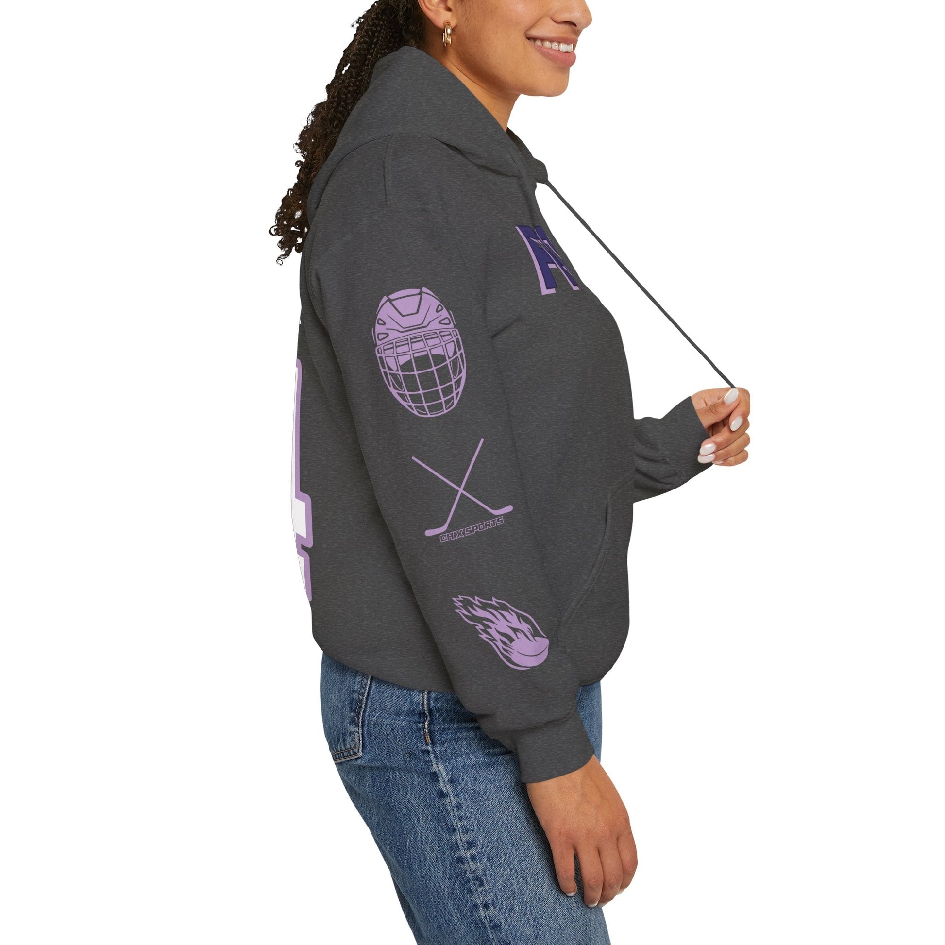 Abby Hustler Frost Unisex Hoodie | Chix Sports