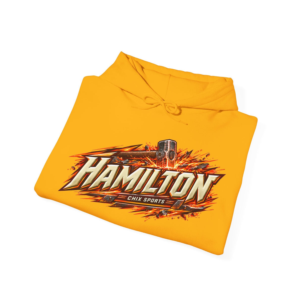 Abby Hustler Hamilton Expansion Unisex City Hoodie in Maroon | Chix Sports