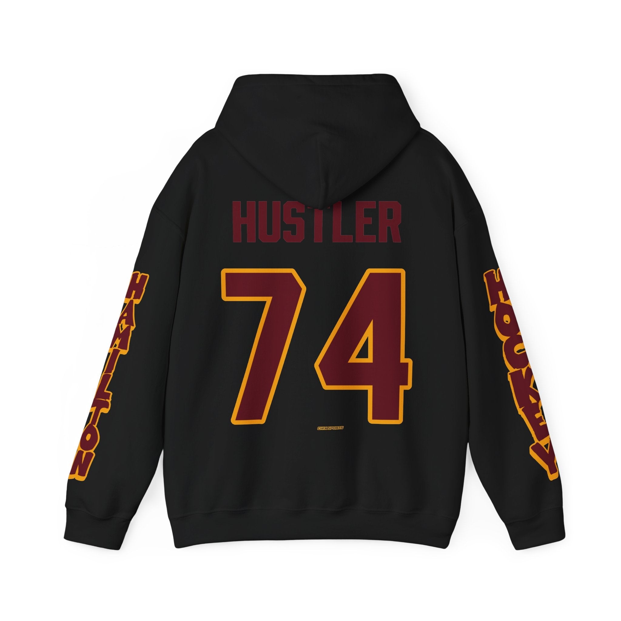 Abby Hustler Hamilton Expansion Unisex Hoodie in Black | Chix Sports