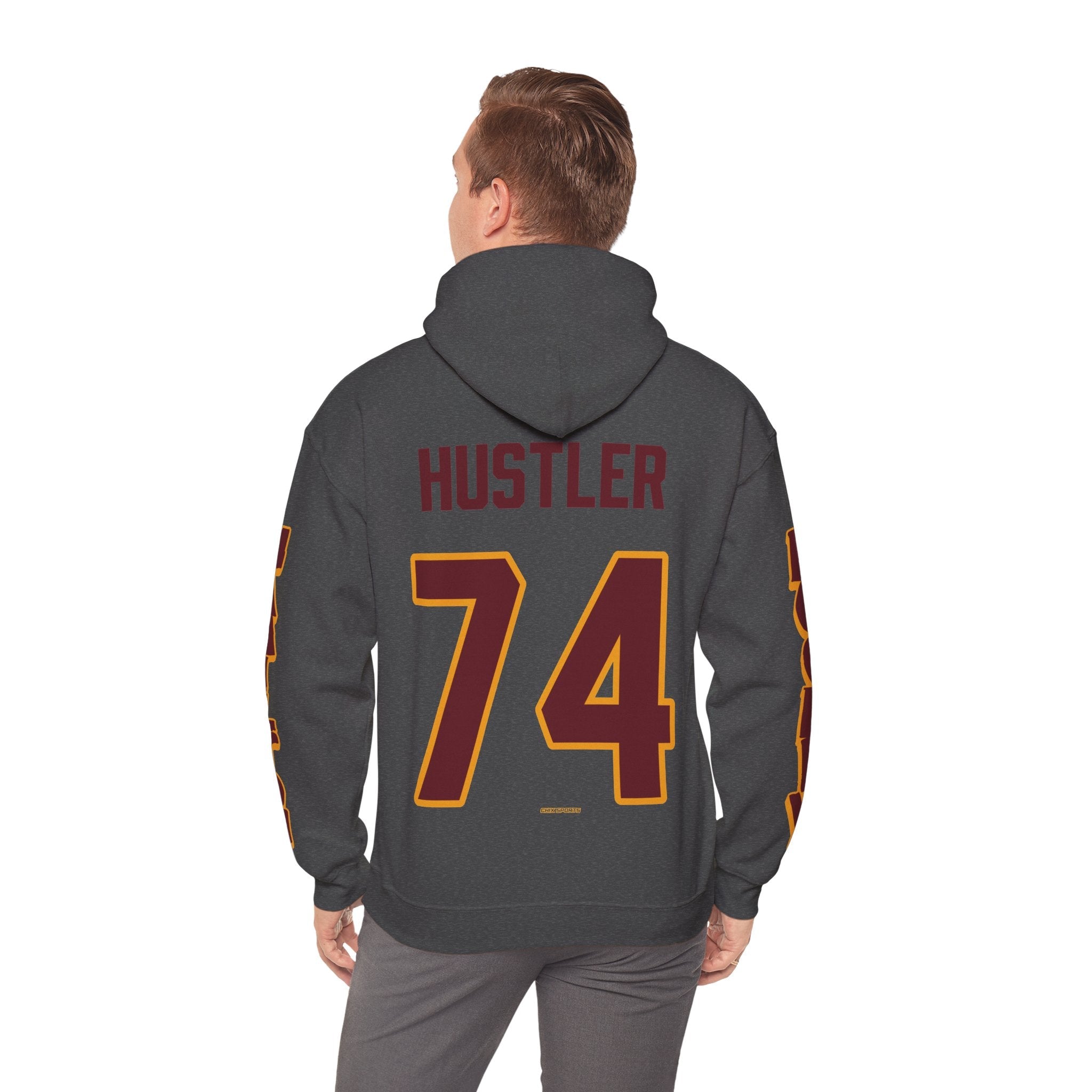 Abby Hustler Hamilton Expansion Unisex Hoodie in Gold | Chix Sports