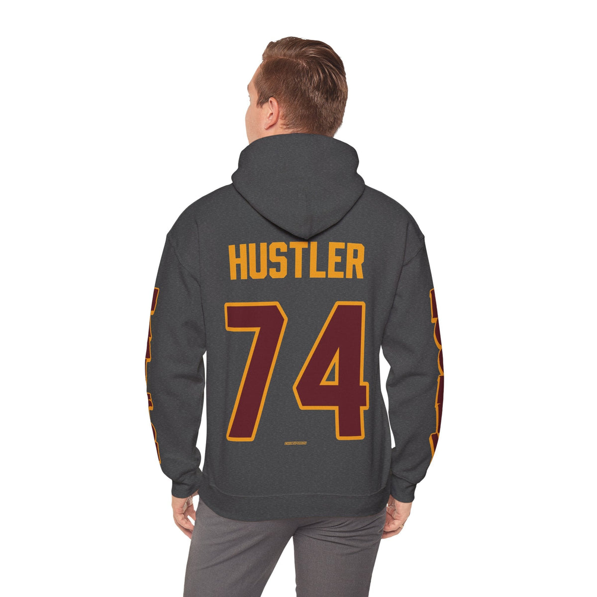 Abby Hustler Hamilton Expansion Unisex Hoodie in Maroon | Chix Sports