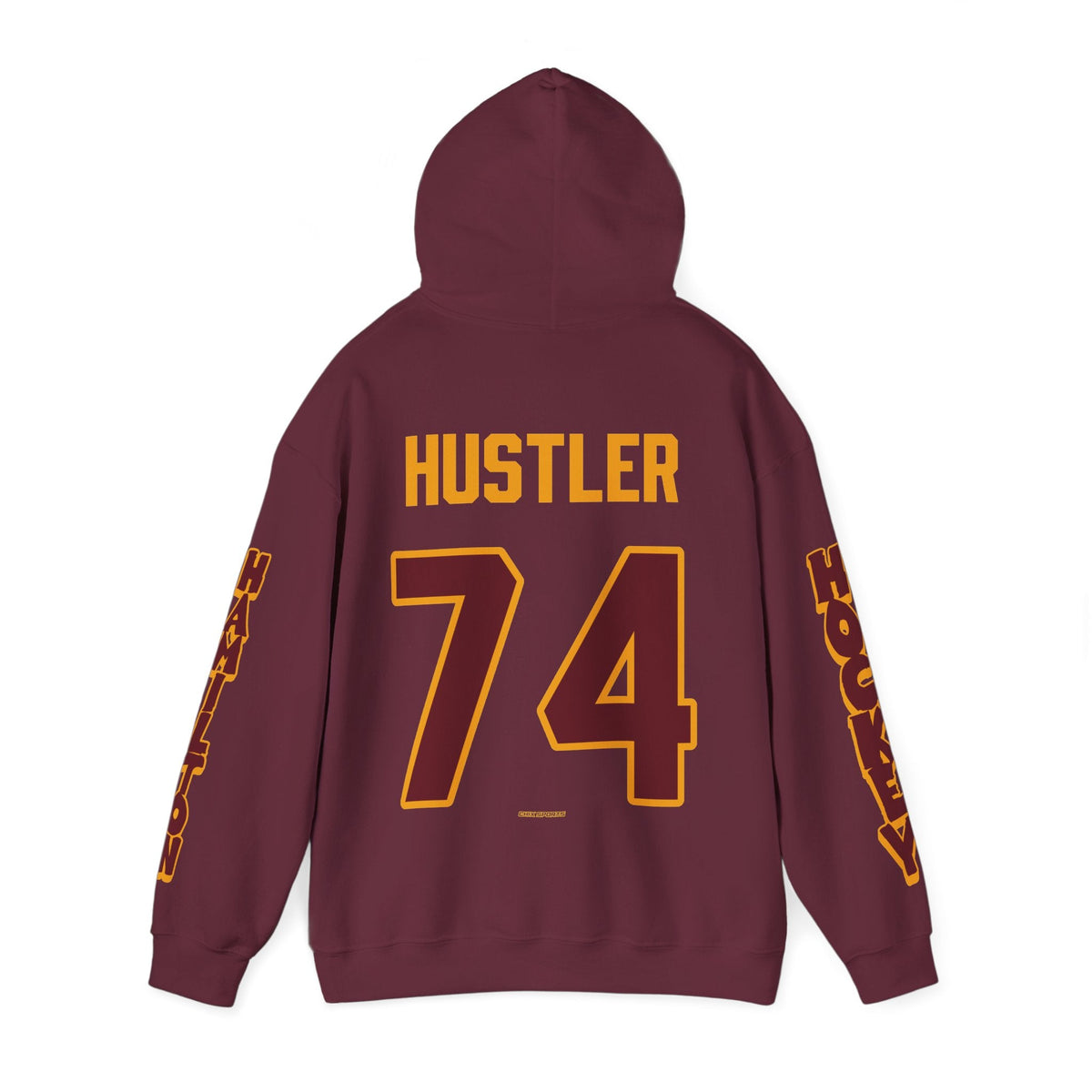 Abby Hustler Hamilton Expansion Unisex Hoodie in Maroon | Chix Sports