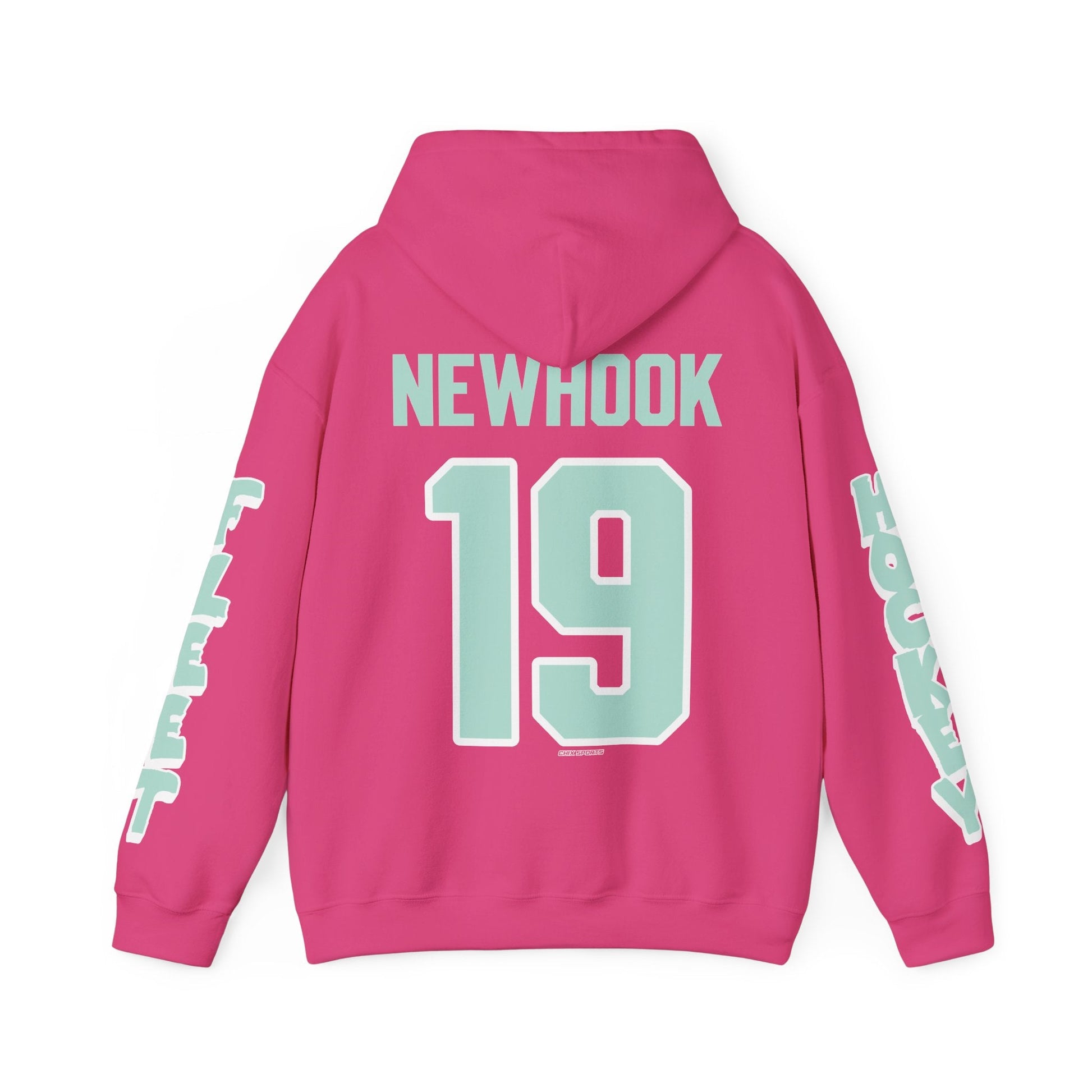 Abby Newhook Unisex Fleet Hoodie in Heliconia | Chix Sports