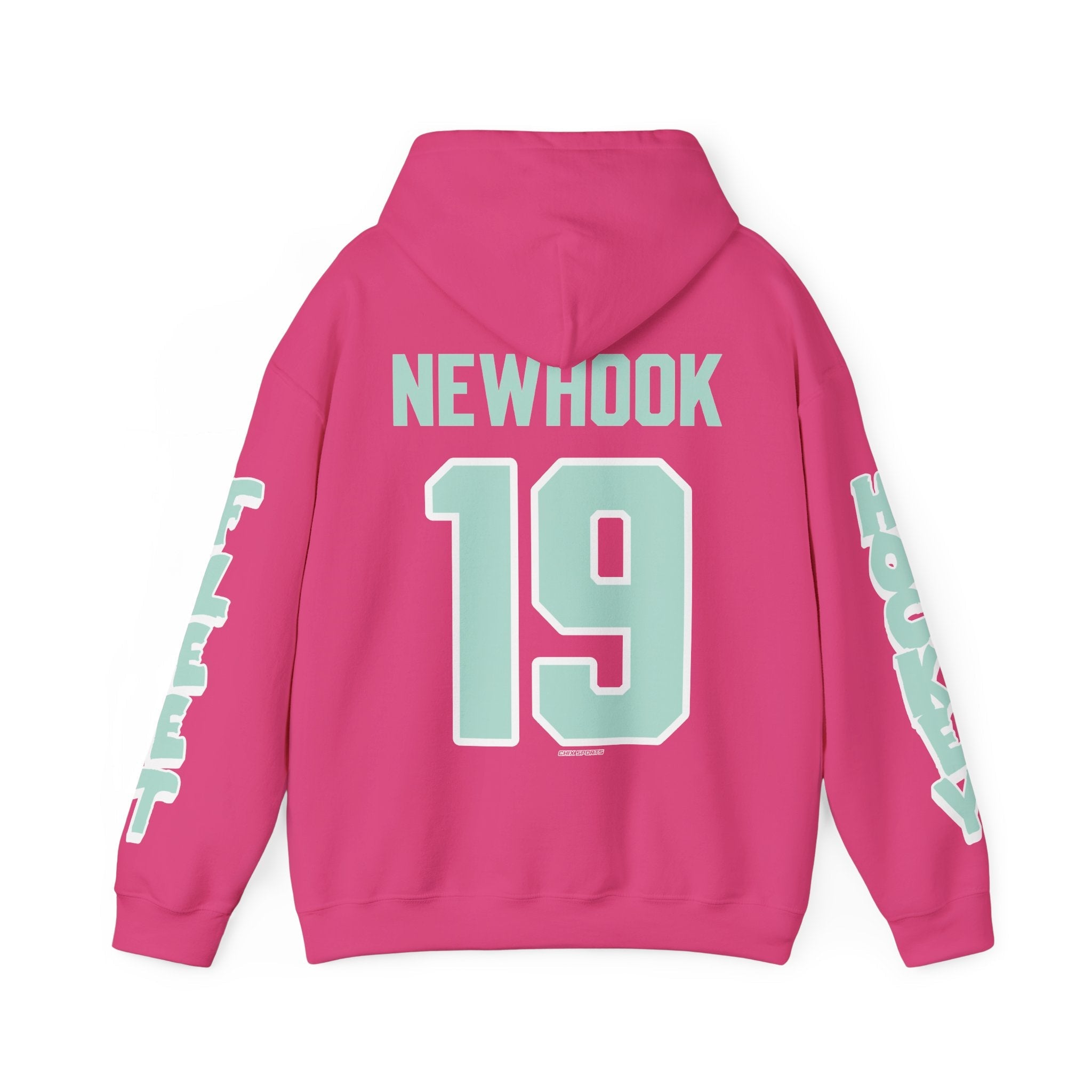 Abby Newhook Unisex Fleet Hoodie in Heliconia | Chix Sports