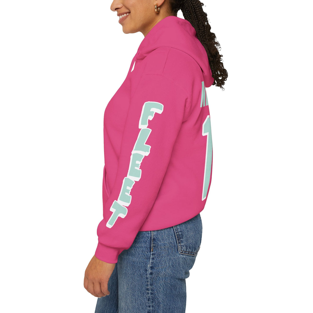 Abby Newhook Unisex Fleet Hoodie in Dark Heather | Chix Sports