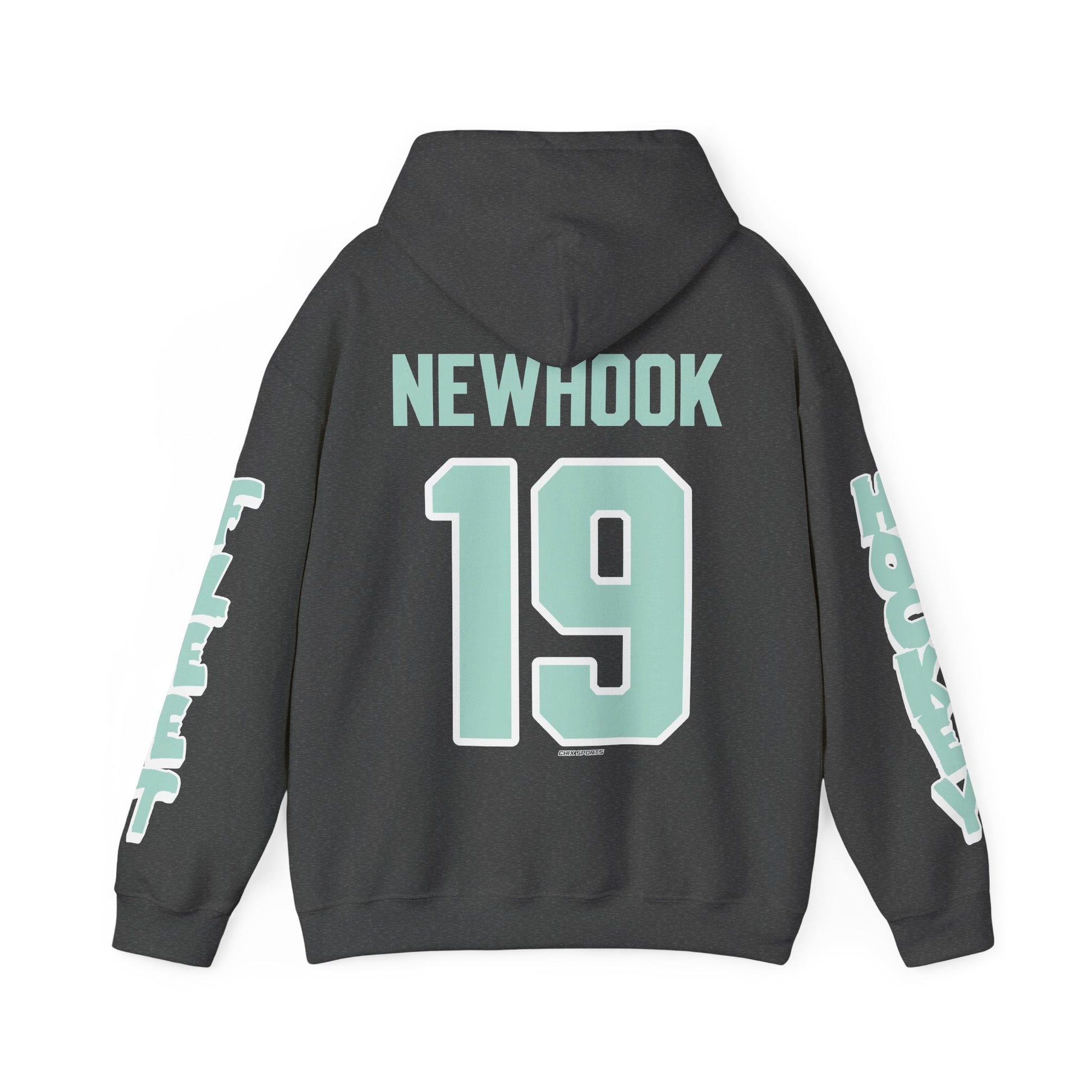 Abby Newhook Unisex Fleet Hoodie in Dark Heather | Chix Sports