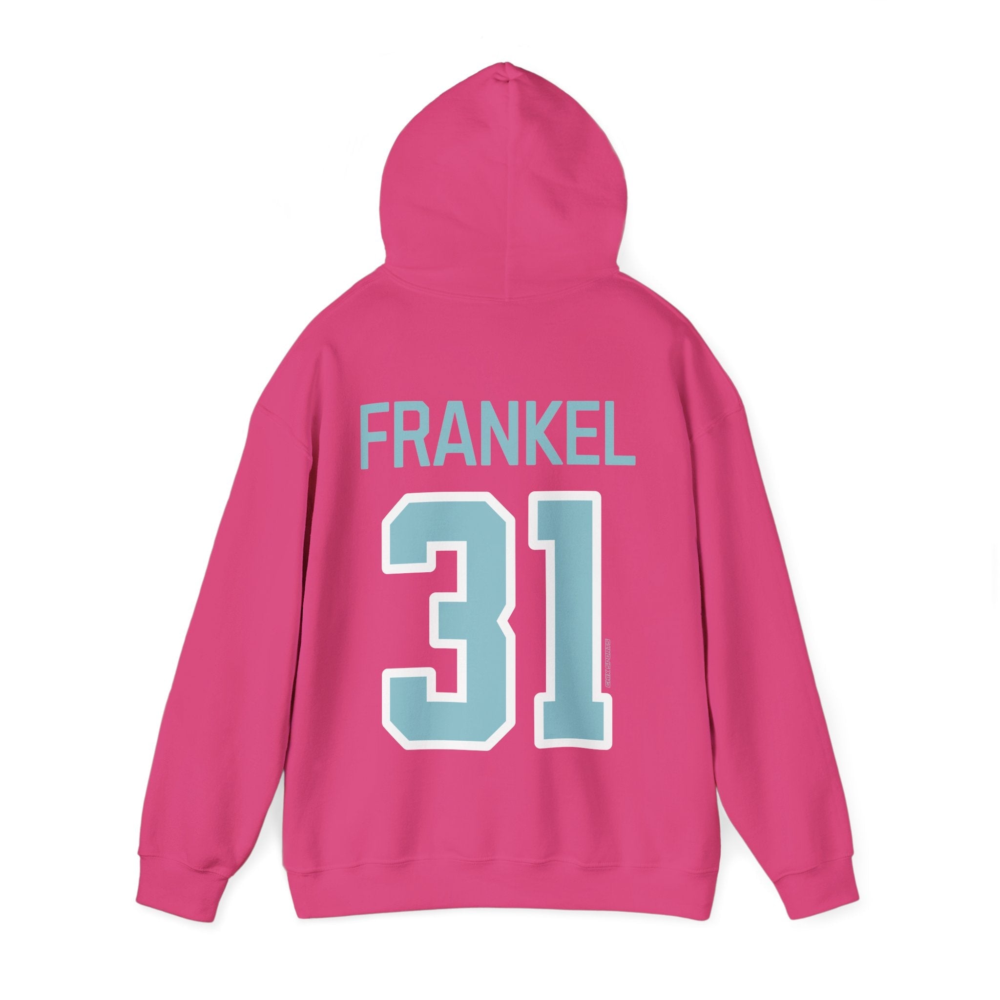 Aerin Frankel 31 Unisex Fleet Hoodie - No Sleeve Print | Chix Sports