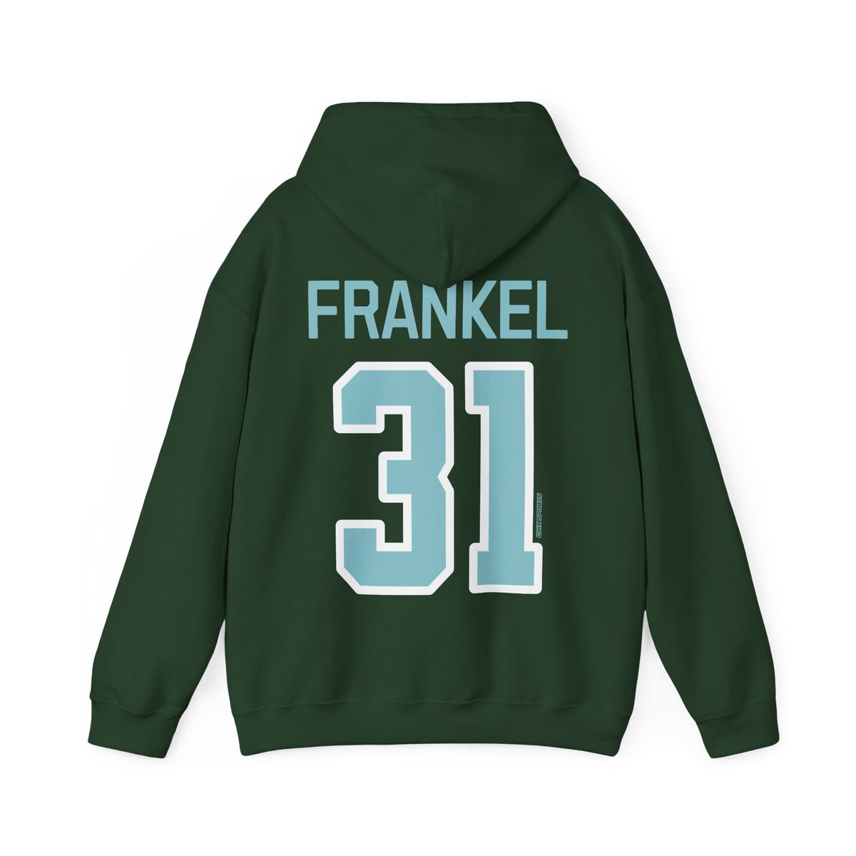 Aerin Frankel Unisex Fleet Hoodie in Forest Green | Chix Sports