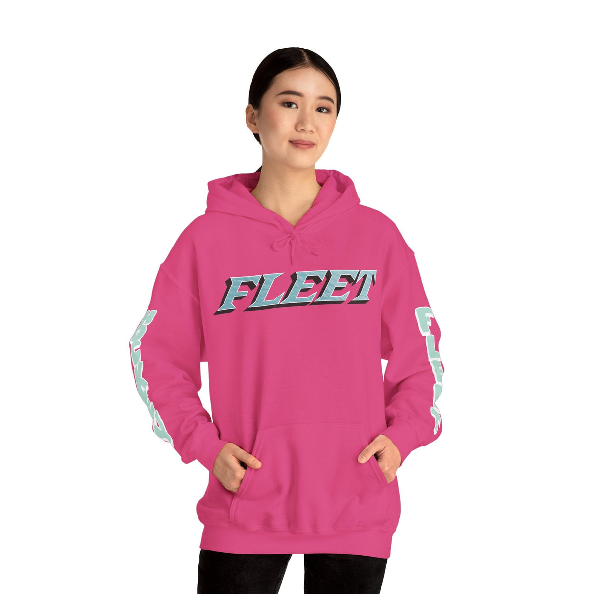Aerin Frankel Unisex Fleet Hoodie in Dark Heather | Chix Sports