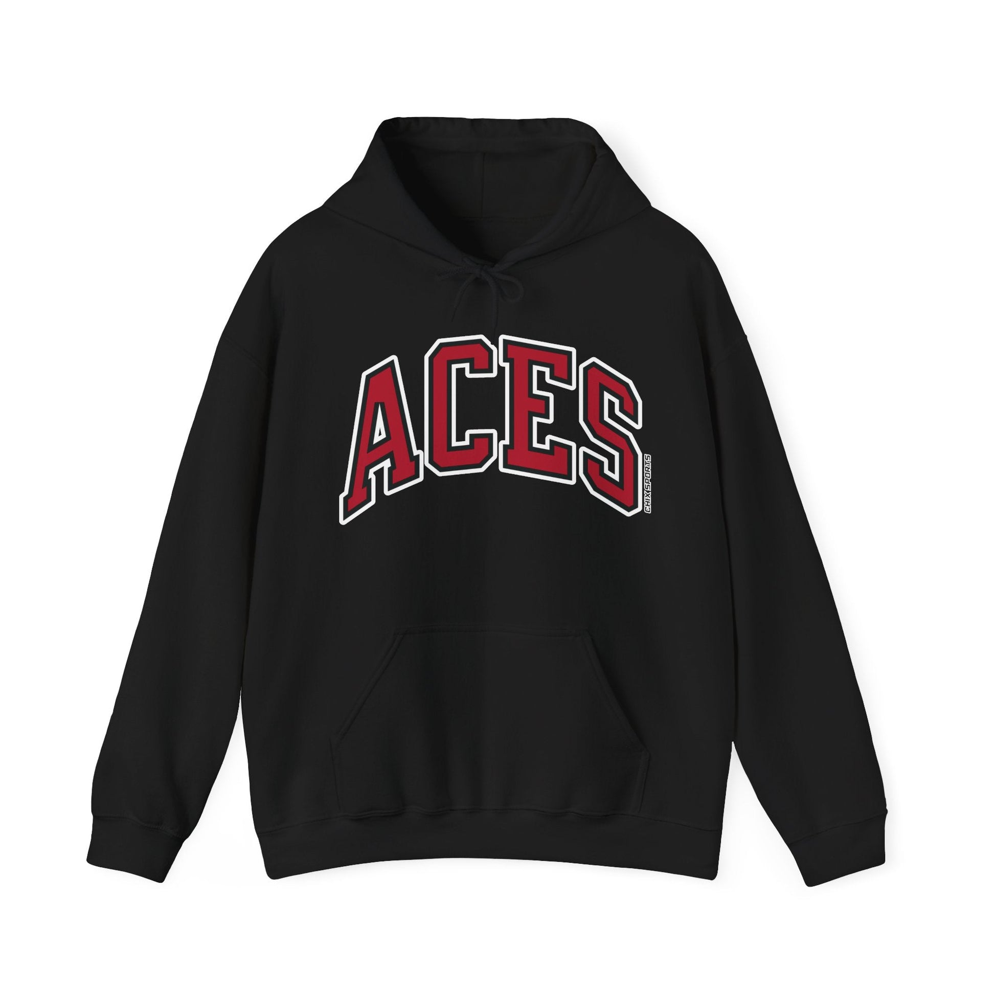 A'ja Wilson Aces Unisex Jersey Hoodie in Red | Chix Sports