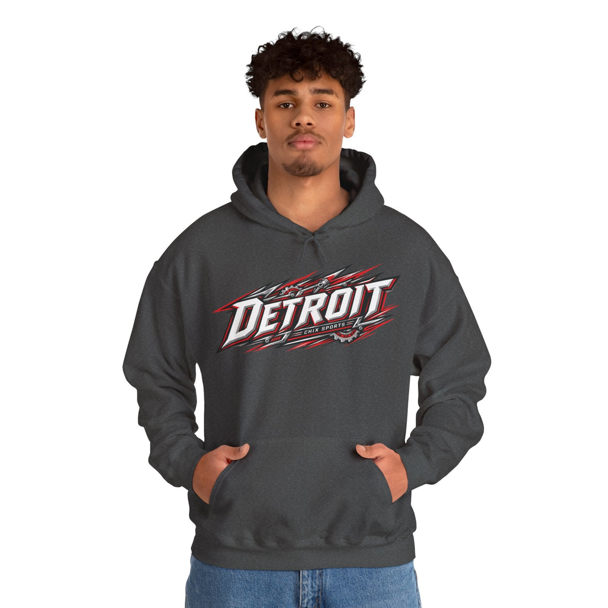 Akane Shiga Detroit Hockey Club Unisex Hoodie in Red | Chix Sports