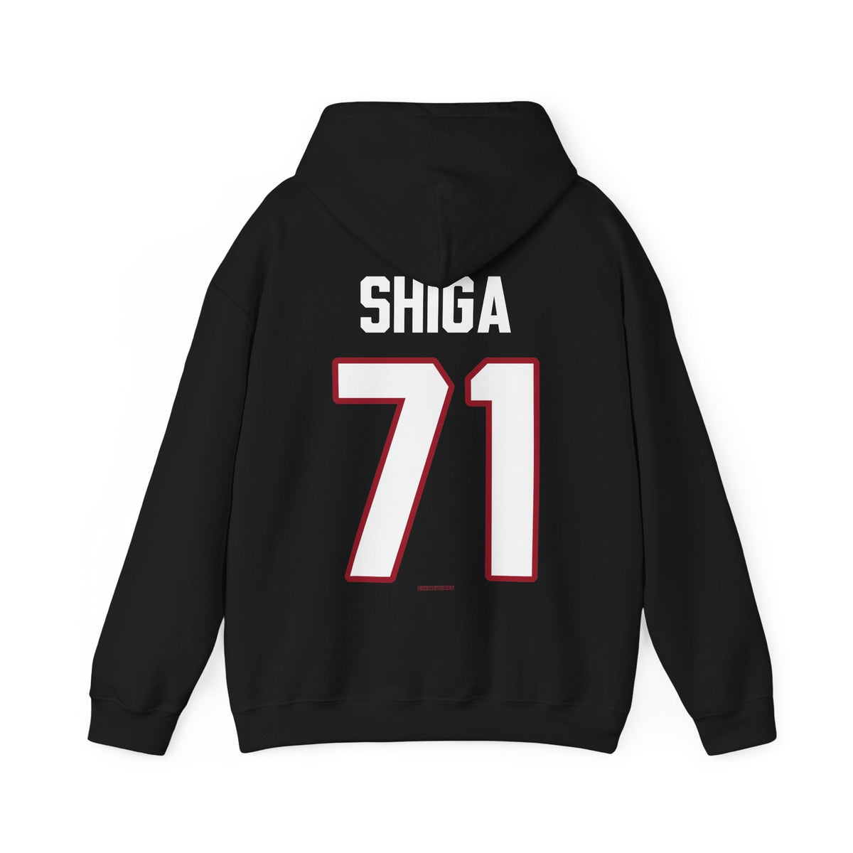 Akane Shiga Detroit Hockey Club Unisex Hoodie in Black | Chix Sports