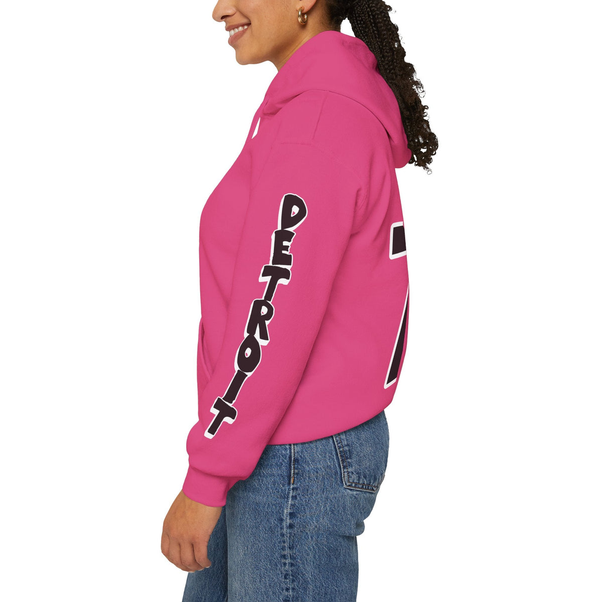 Akane Shiga Detroit Hockey Club Unisex Hoodie in Red | Chix Sports