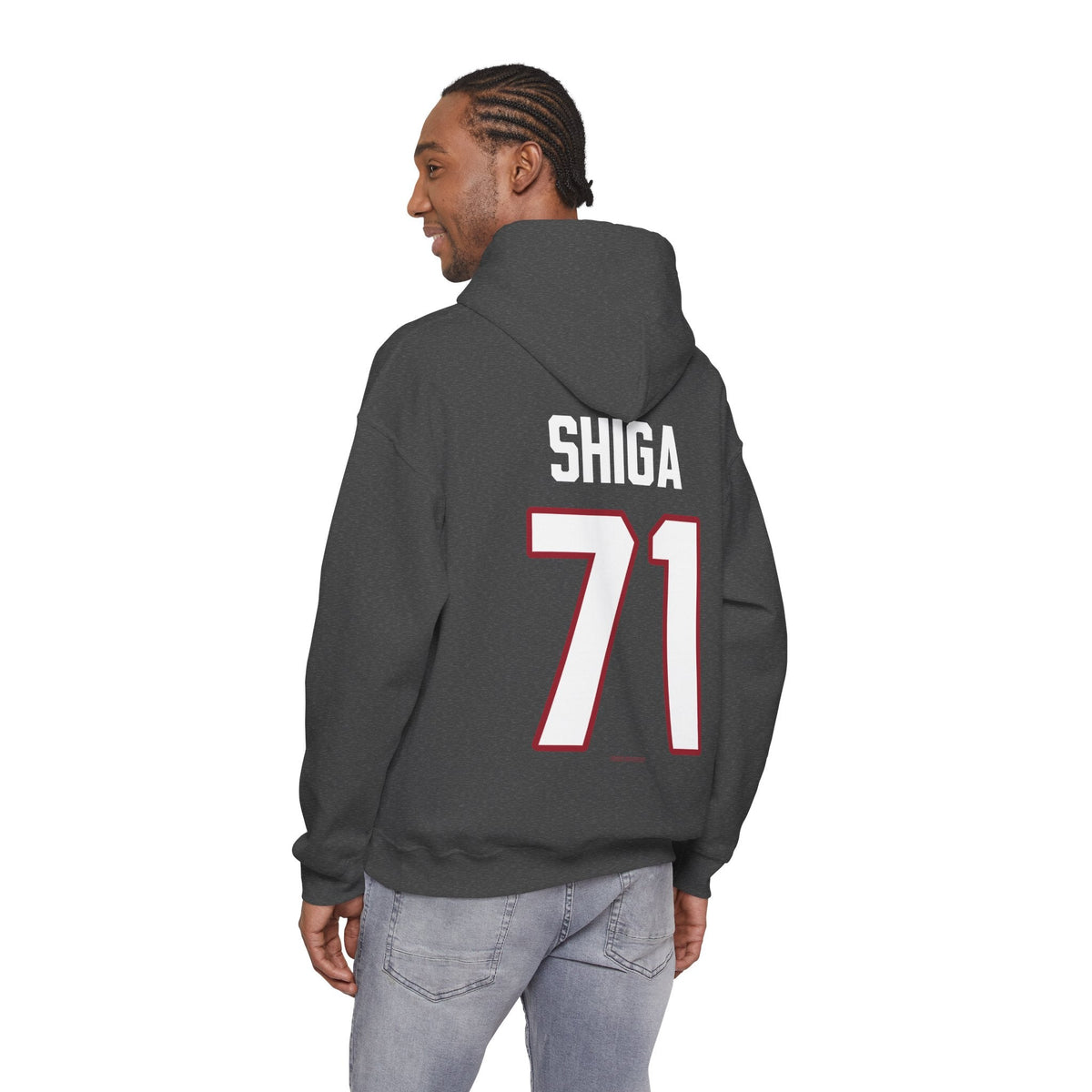Akane Shiga Detroit Hockey Club Unisex Hoodie in Red | Chix Sports