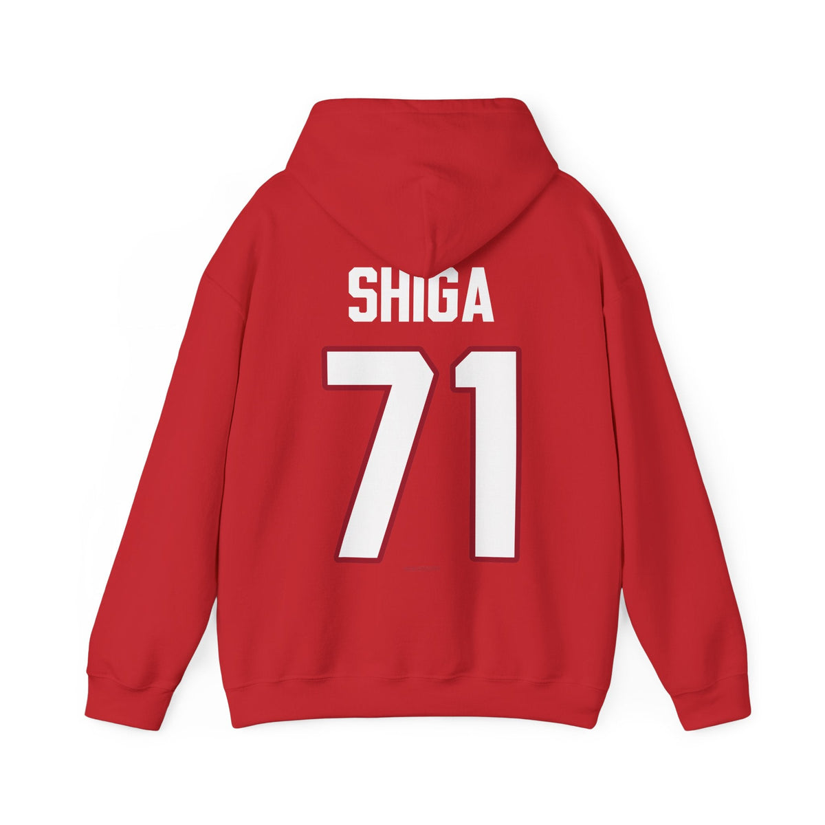 Akane Shiga Detroit Hockey Club Unisex Hoodie in Red | Chix Sports