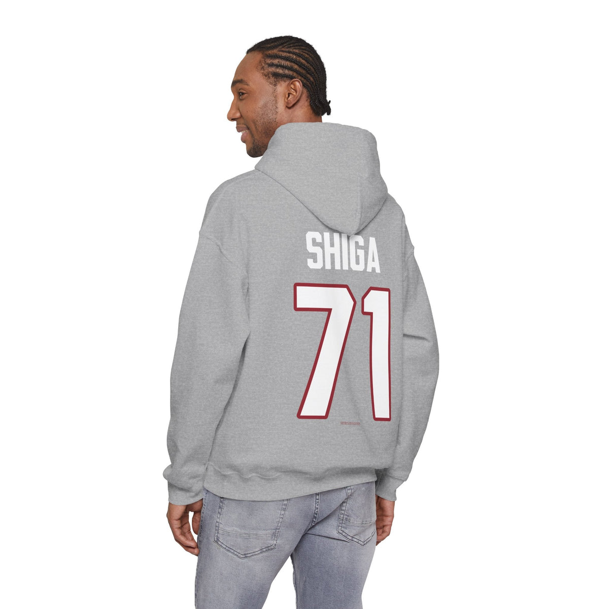 Akane Shiga Detroit Hockey Club Unisex Hoodie in Red | Chix Sports