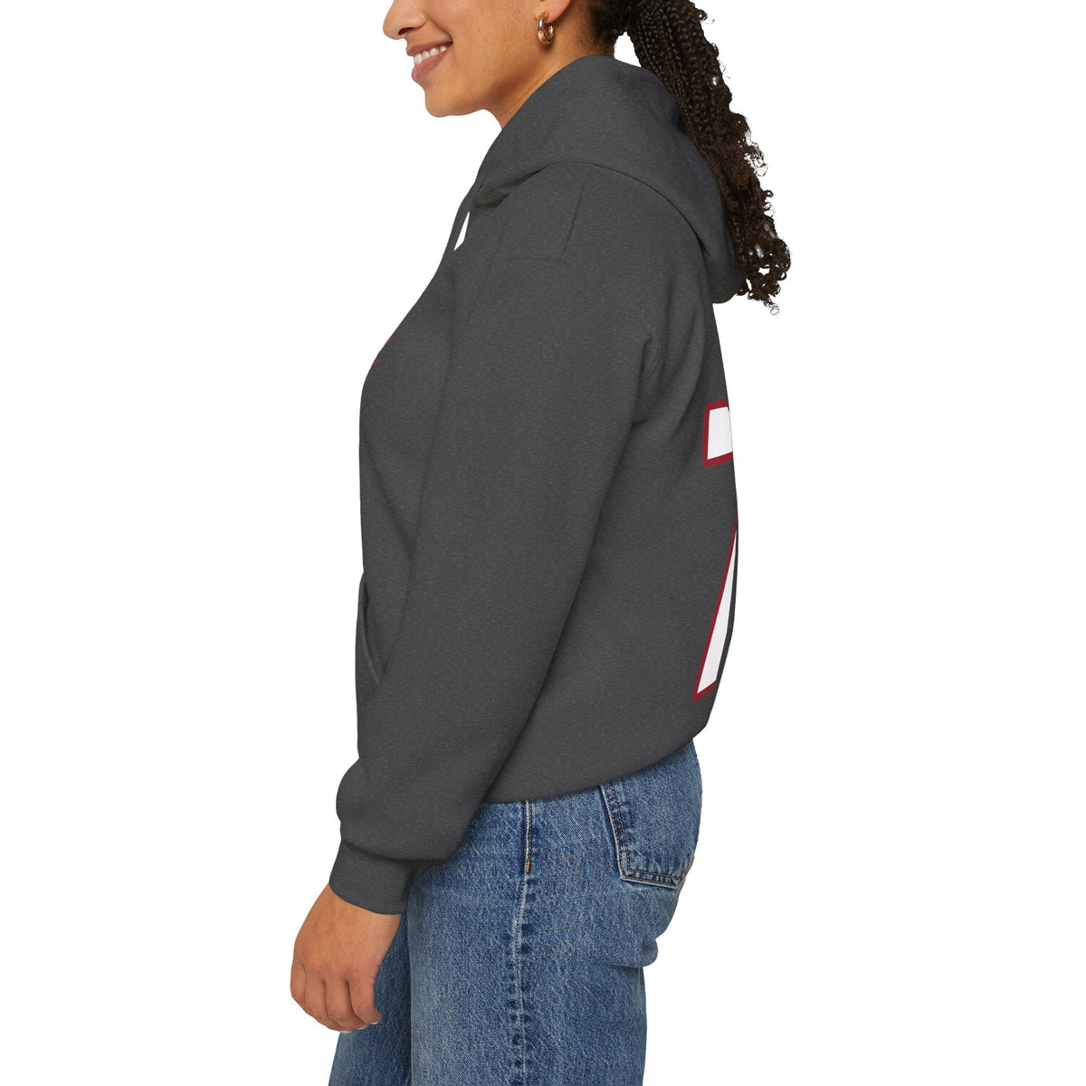 Akane Shiga Detroit Hockey Club Unisex Hoodie in Red | Chix Sports