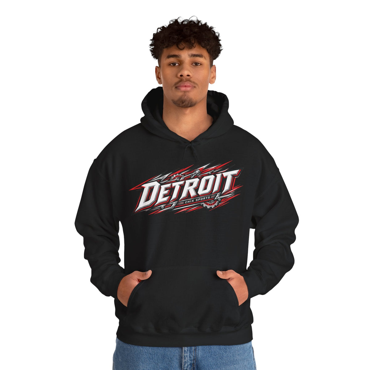Akane Shiga Detroit Hockey Club Unisex Hoodie in Red | Chix Sports
