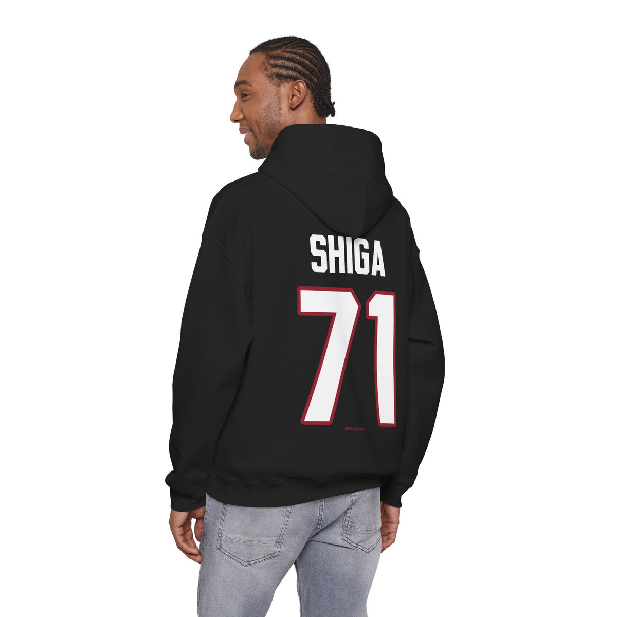 Akane Shiga Detroit Hockey Club Unisex Hoodie in Red | Chix Sports