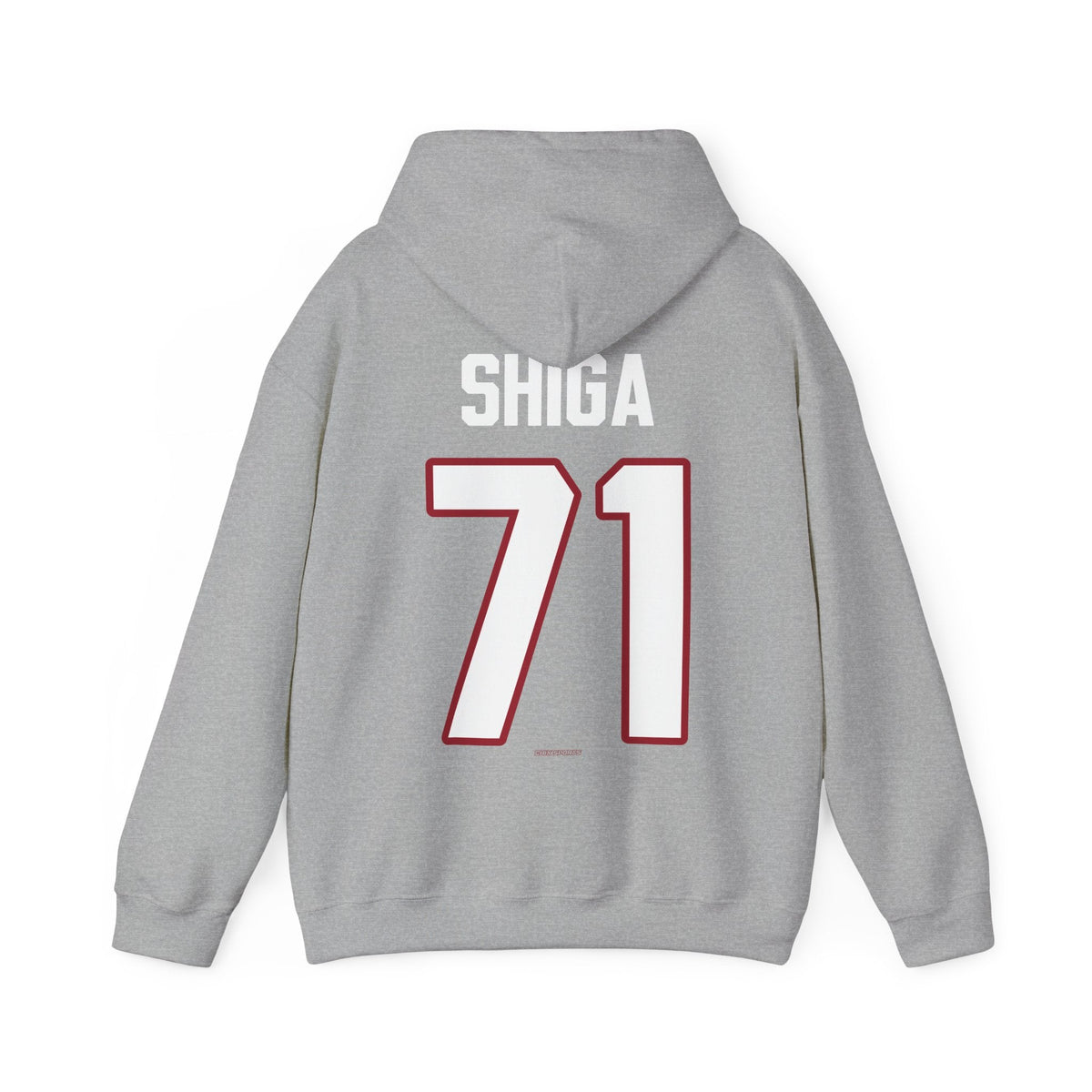 Akane Shiga Detroit Hockey Club Unisex Hoodie in Sport Grey | Chix Sports