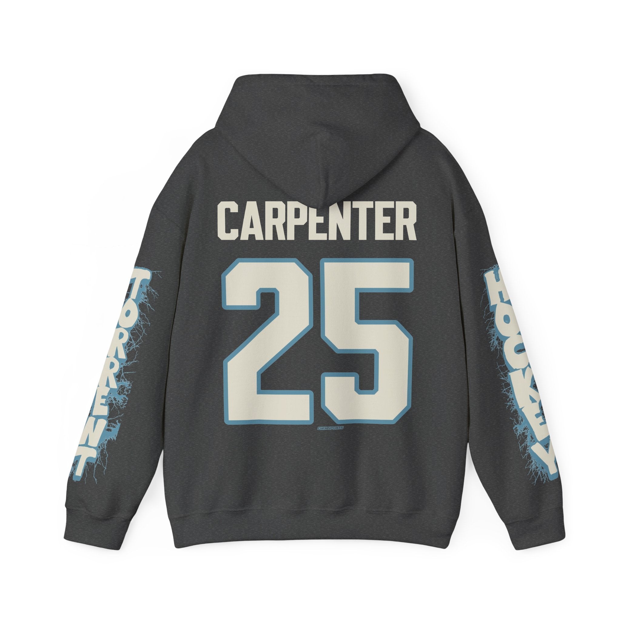 Alex Carpenter Torrent Unisex Hoodie in Dark Heather | Chix Sports