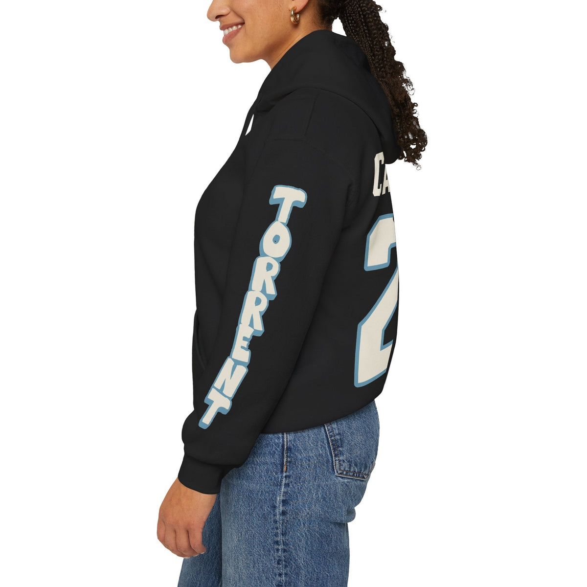Alex Carpenter Torrent Unisex Hoodie in Antique Sapphire | Chix Sports