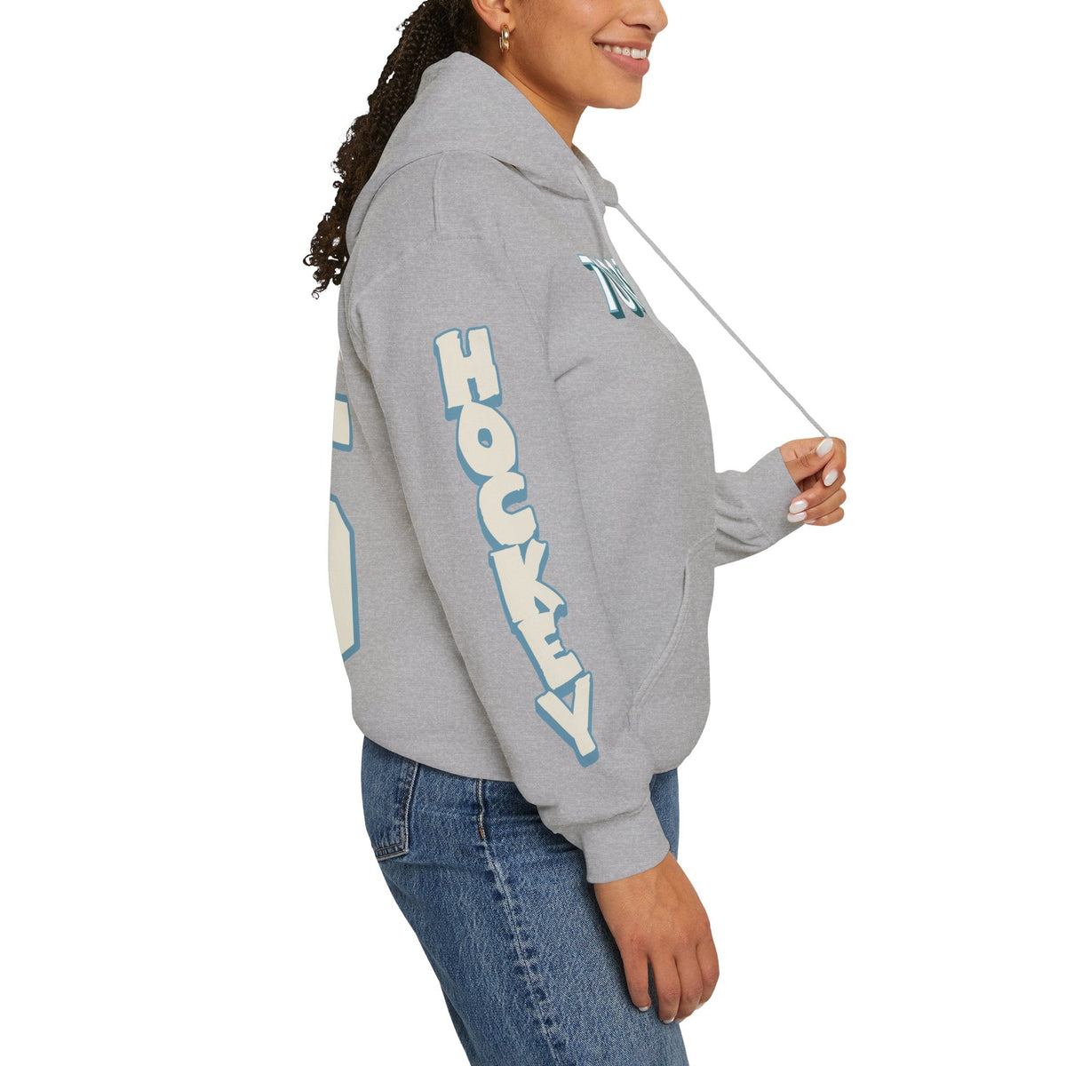 Alex Carpenter Torrent Unisex Hoodie in Antique Sapphire | Chix Sports