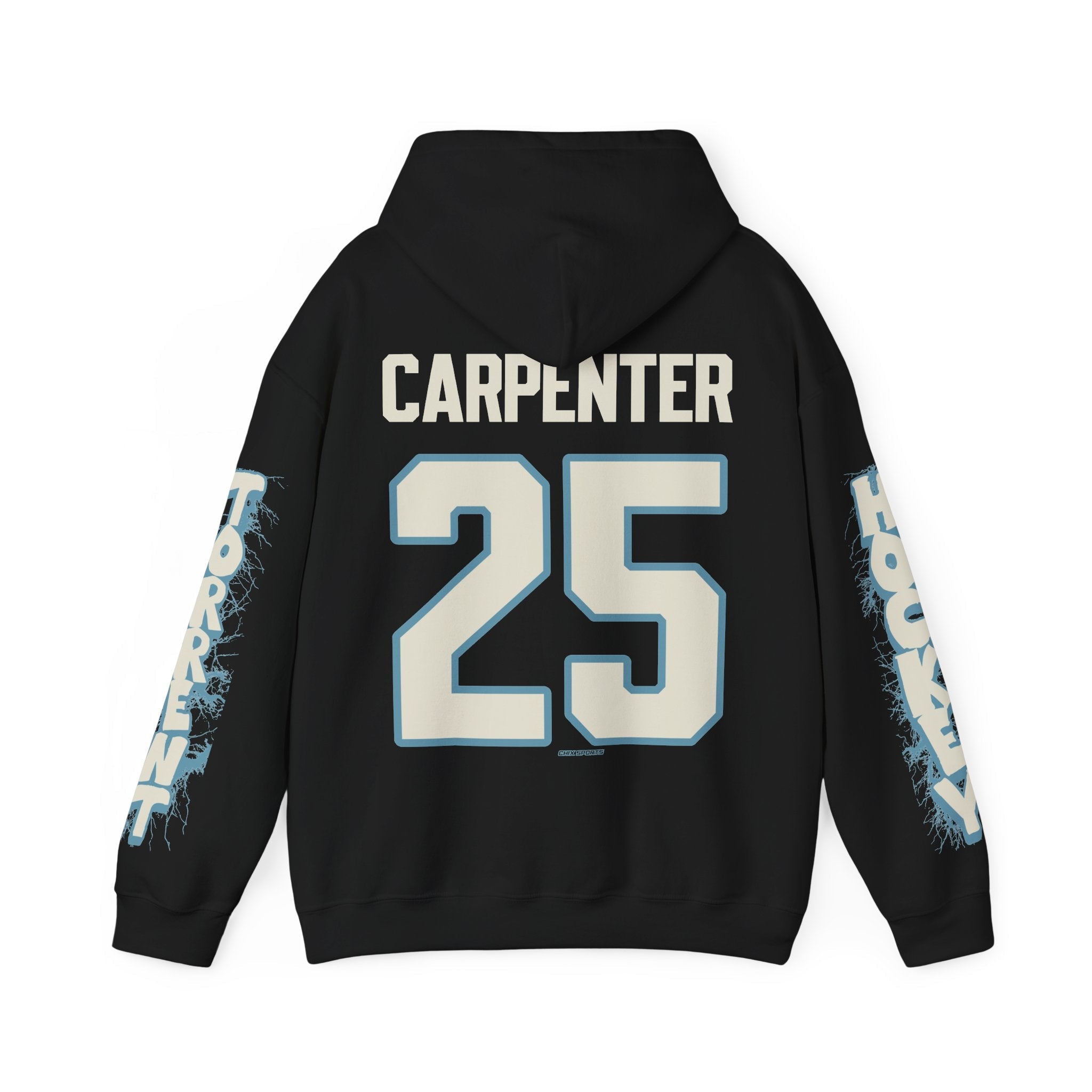 Alex Carpenter Torrent Unisex Hoodie in Black | Chix Sports
