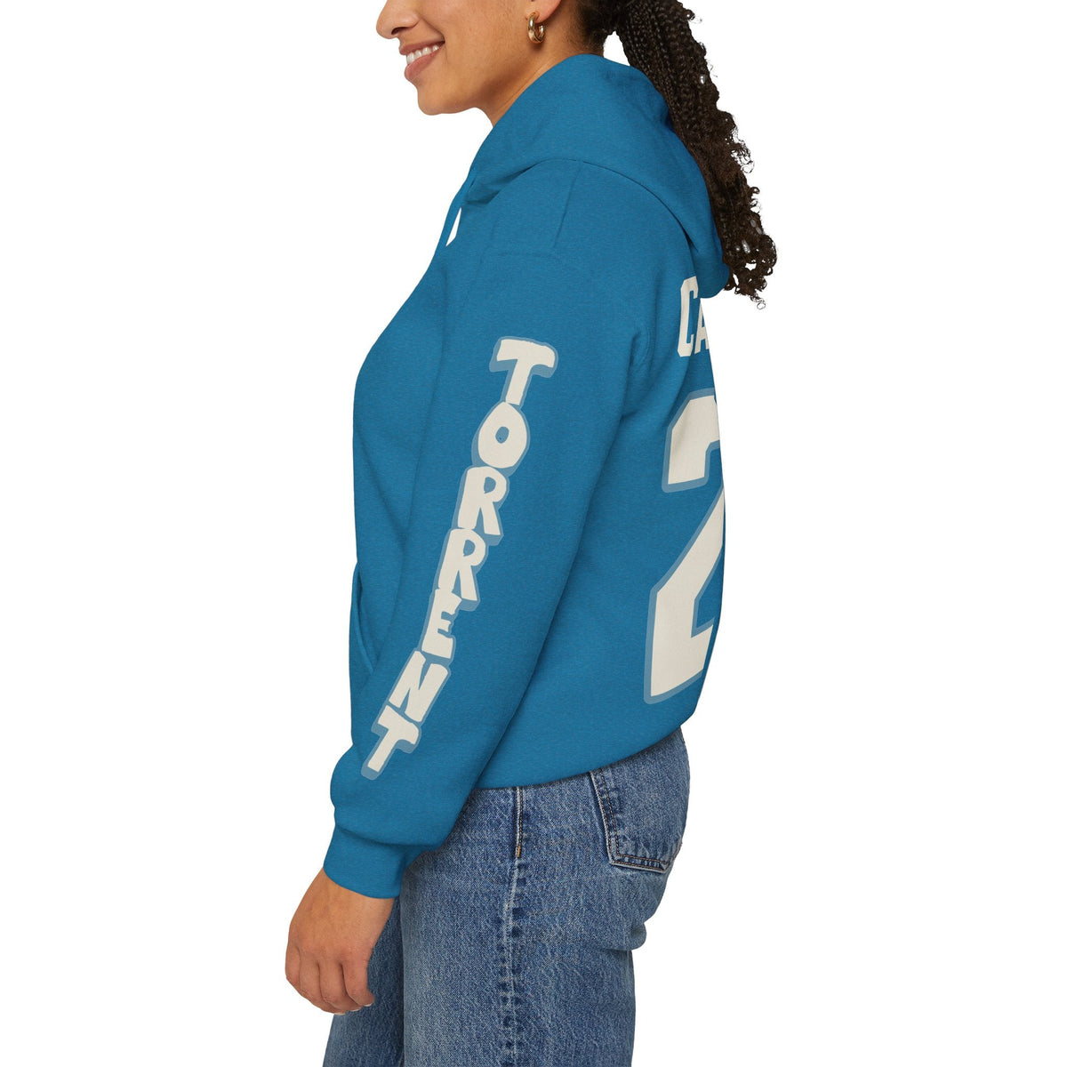 Alex Carpenter Torrent Unisex Hoodie in Antique Sapphire | Chix Sports