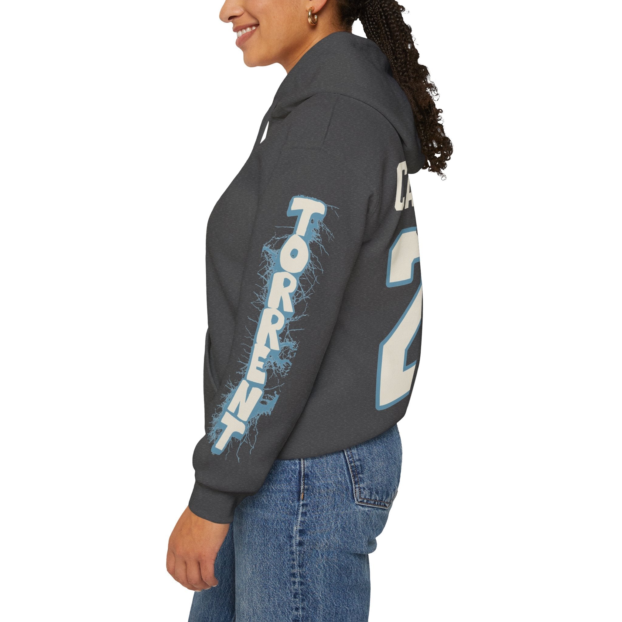 Alex Carpenter Torrent Unisex Hoodie in Antique Sapphire | Chix Sports