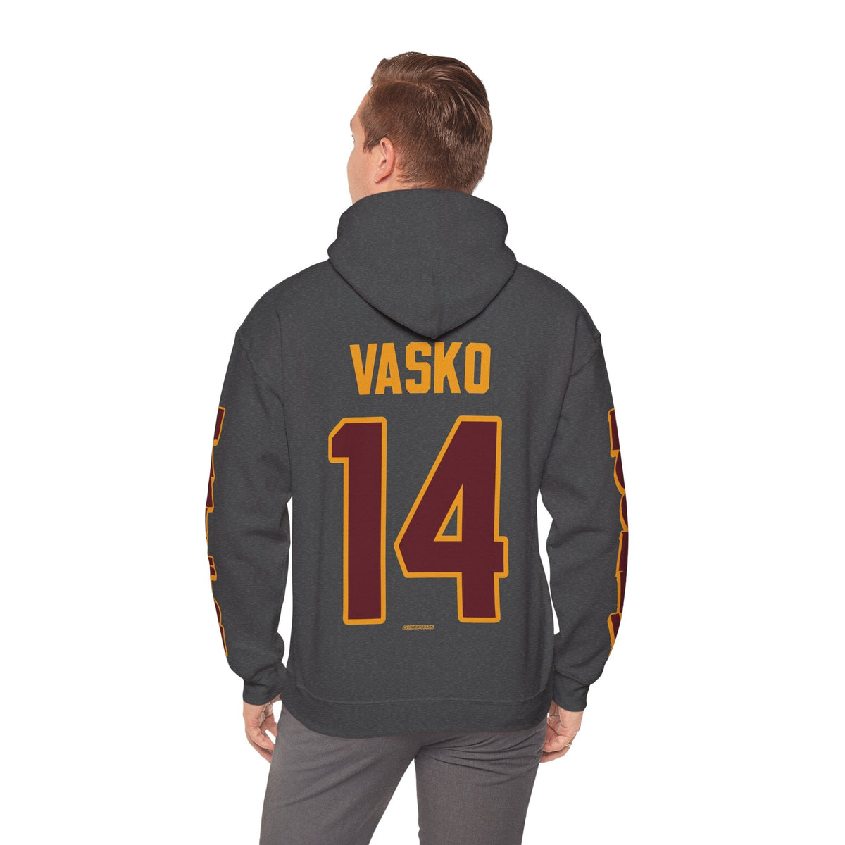 Alexa Vasko Hamilton Expansion Unisex Hoodie in Maroon | Chix Sports