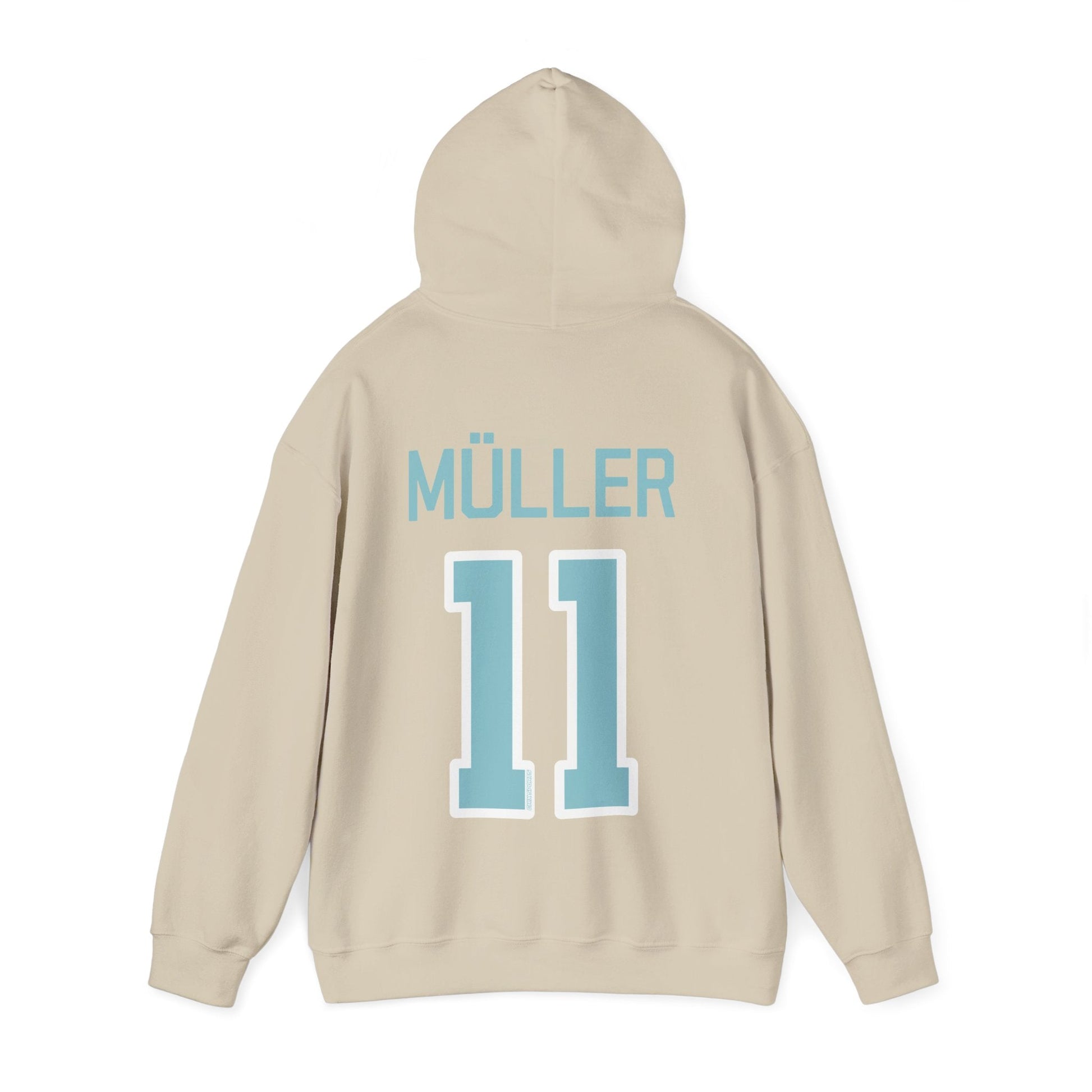 Alina Muller 11 Heavy Fleet Hoodie - No Sleeve Print | Chix Sports