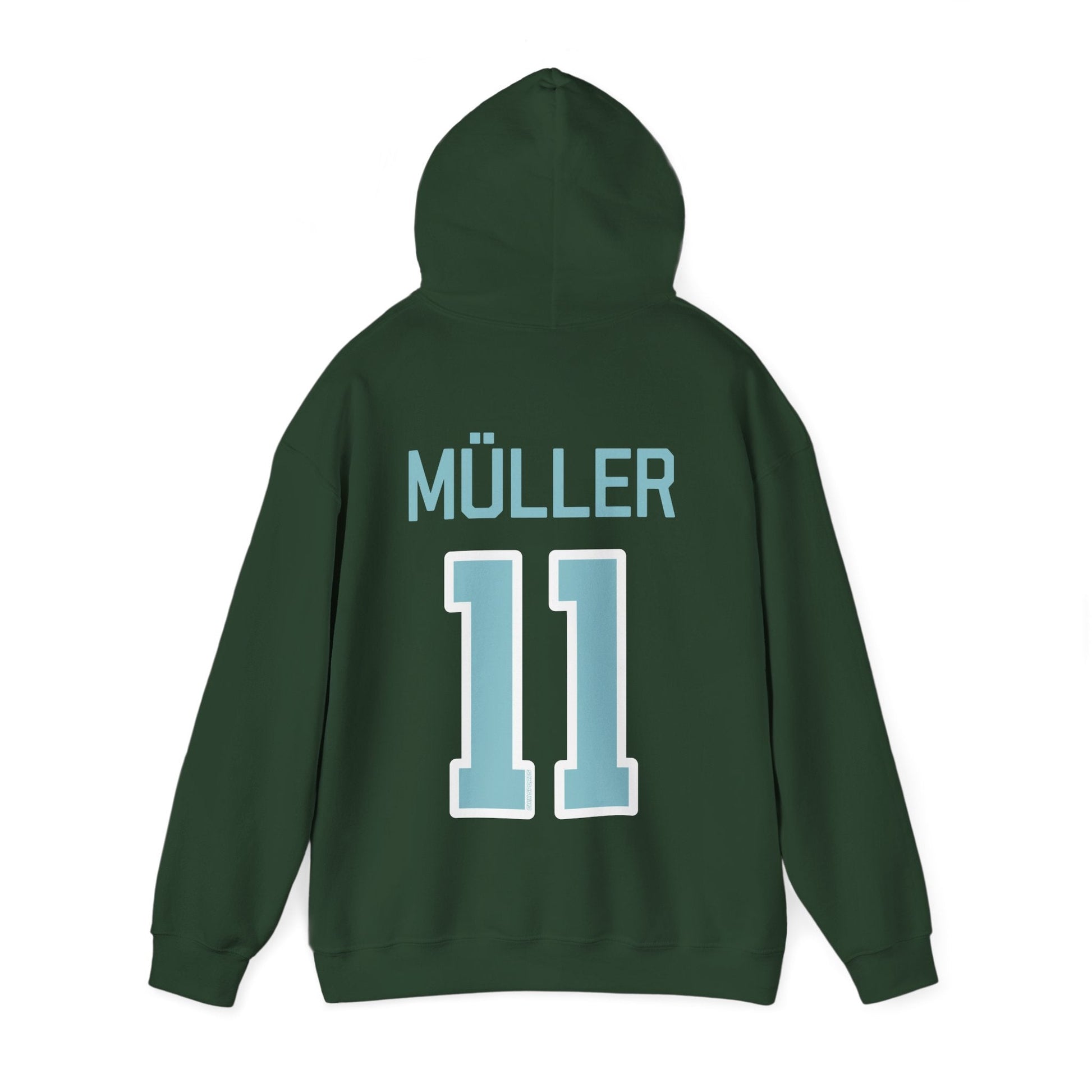 Alina Muller 11 Heavy Fleet Hoodie - No Sleeve Print | Chix Sports