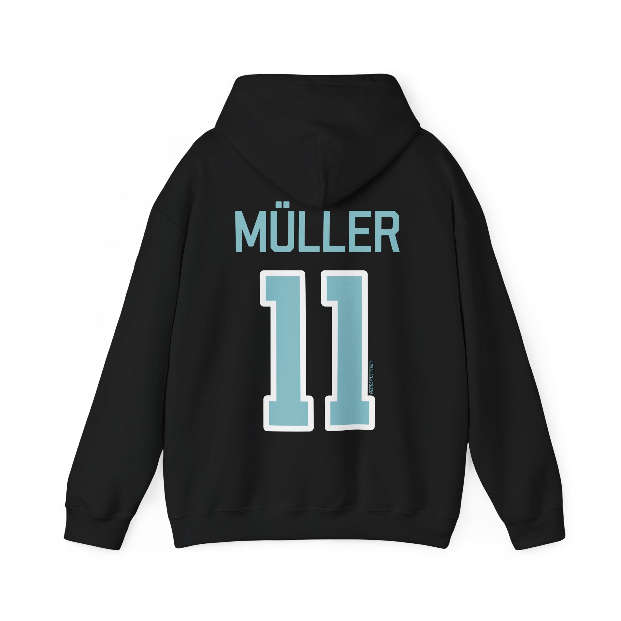Alina Muller 11 Unisex Fleet Hoodie - No Sleeve Print | Chix Sports