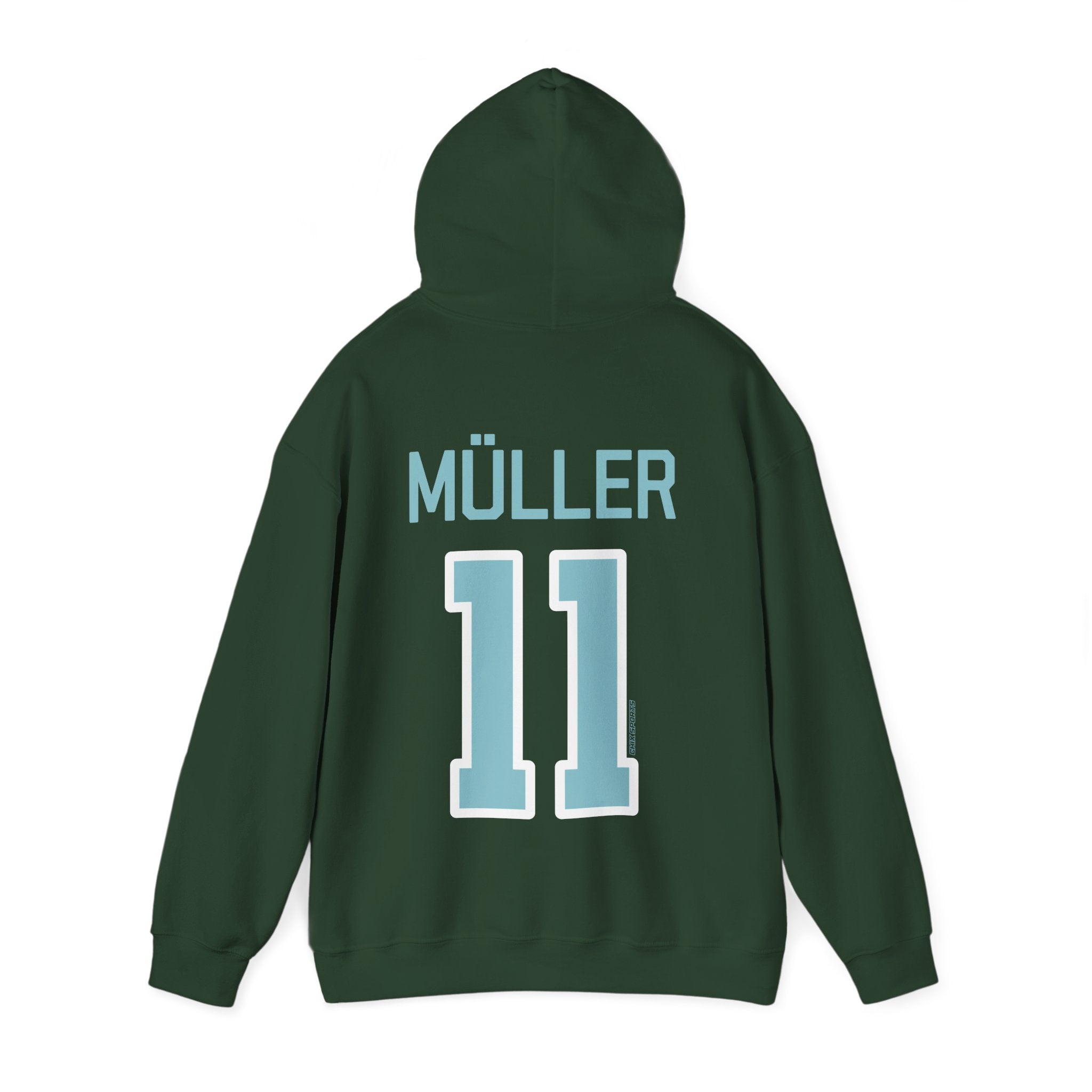 Alina Muller 11 Unisex Fleet Hoodie - No Sleeve Print | Chix Sports