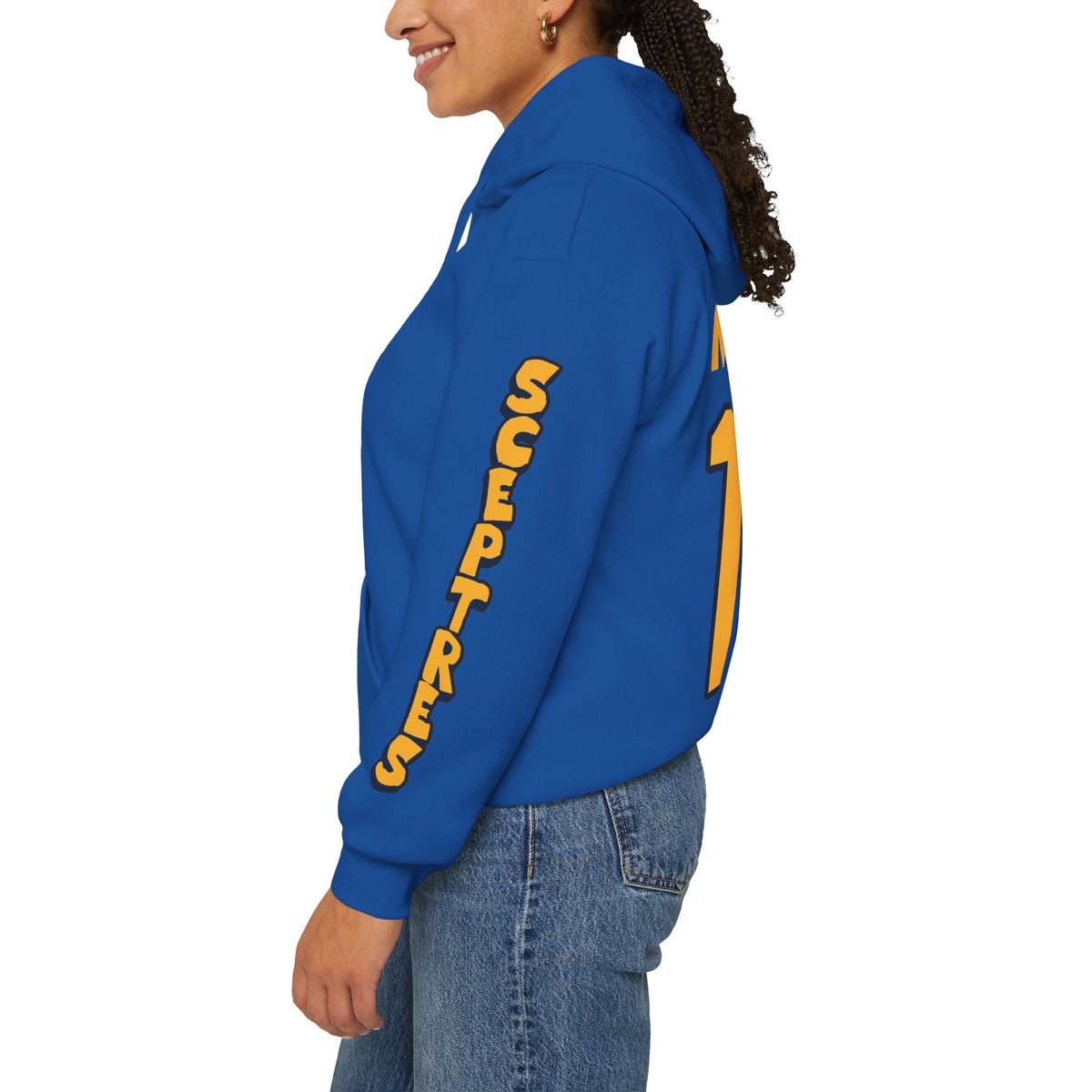 Allie Munroe Sceptres Unisex Hoodie in Royal | Chix Sports