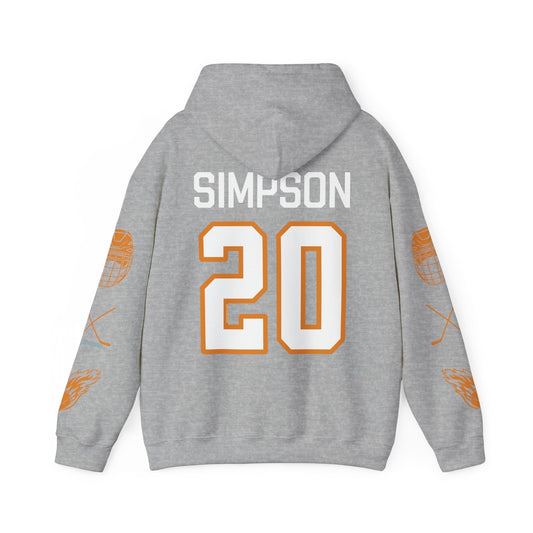 Allyson Simpson 20 Sirens Hockey Heavy Hoodie | Chix Sports