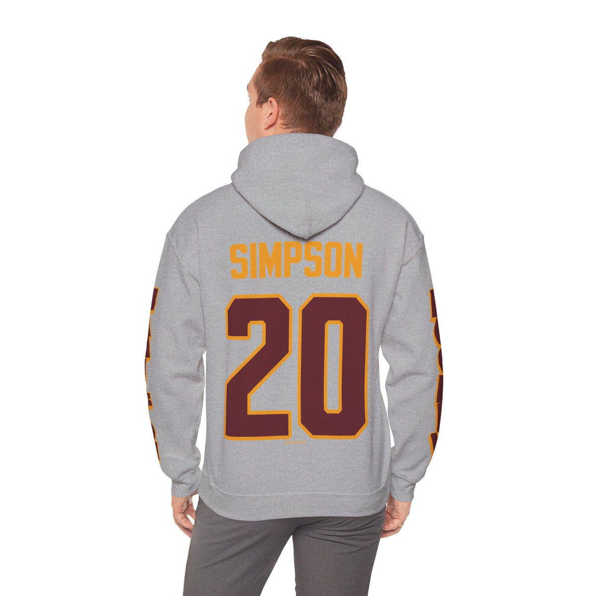 Allyson Simpson Hamilton Expansion Unisex Hoodie in Maroon | Chix Sports