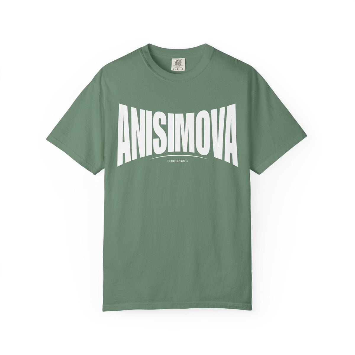 Amanda Anisimova Premium Unisex Fan Shirt in Light Green | Chix Sports