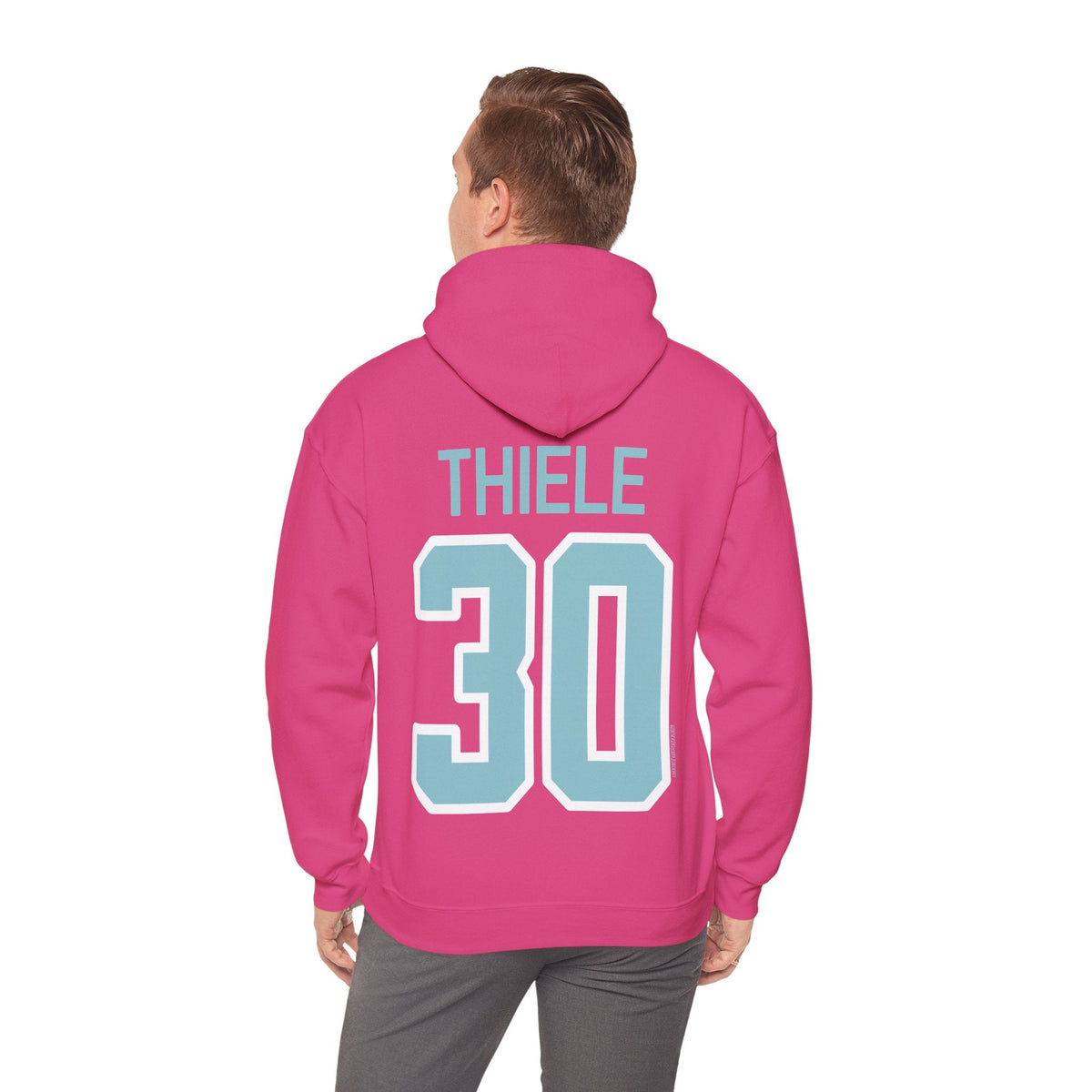 Amanda Thiele Unisex Fleet Hoodie in Heliconia | Chix Sports