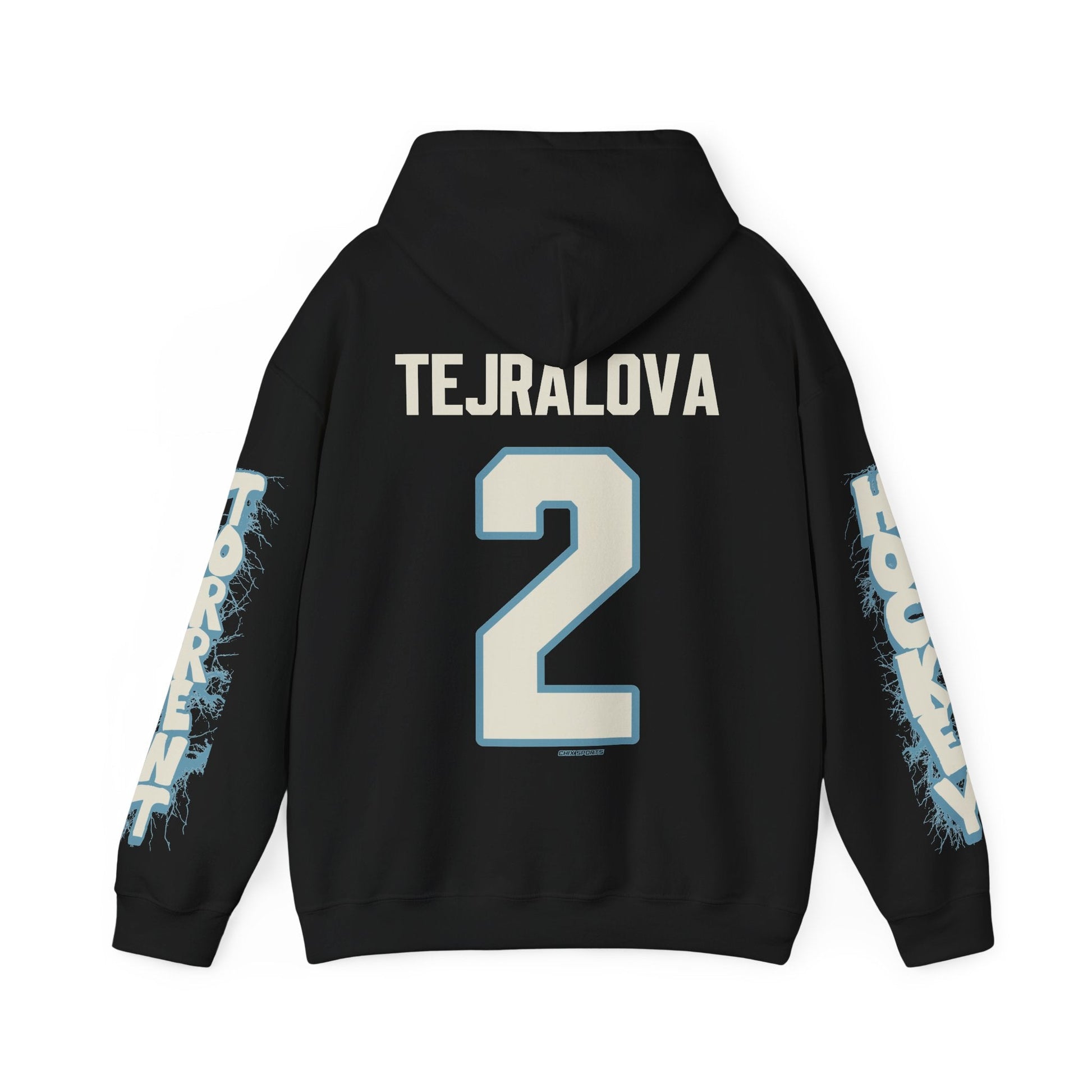 Aneta Tejralova Torrent Unisex Hoodie in Black | Chix Sports