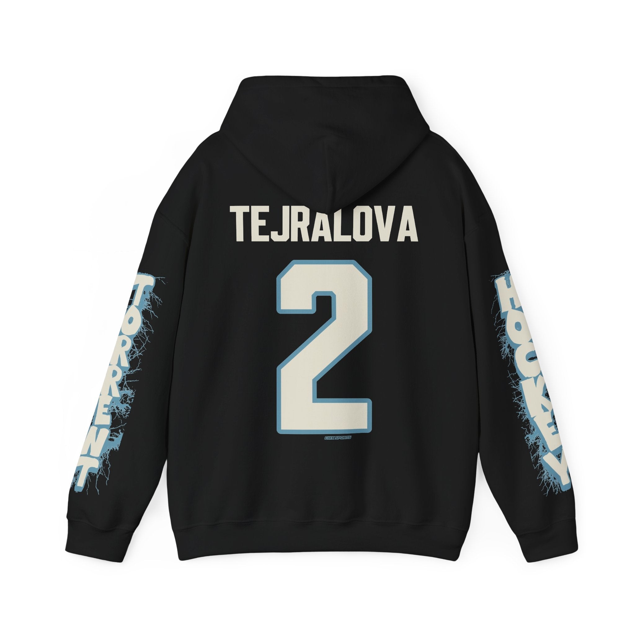 Aneta Tejralova Torrent Unisex Hoodie in Black | Chix Sports