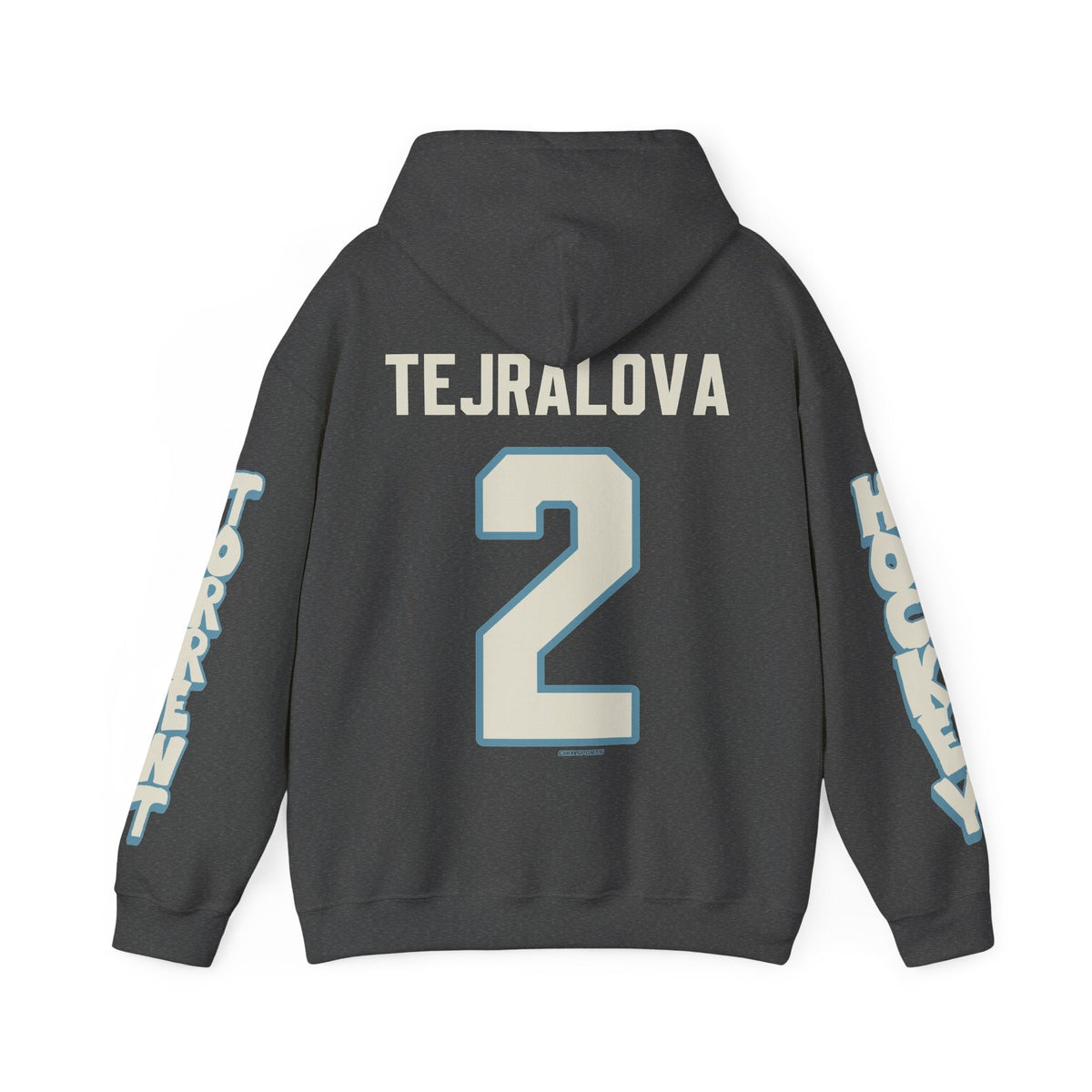 Aneta Tejralova Torrent Unisex Hoodie in Dark Heather | Chix Sports