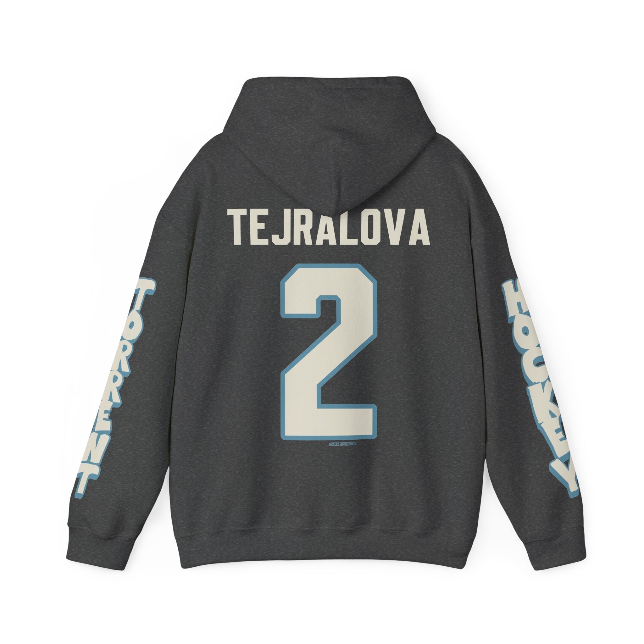 Aneta Tejralova Torrent Unisex Hoodie in Dark Heather | Chix Sports