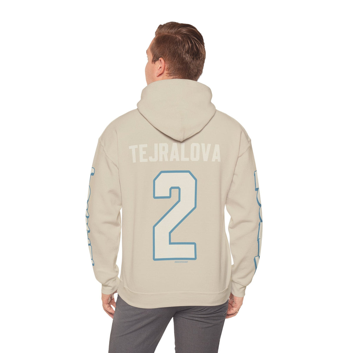 Aneta Tejralova Torrent Unisex Hoodie in Antique Sapphire | Chix Sports