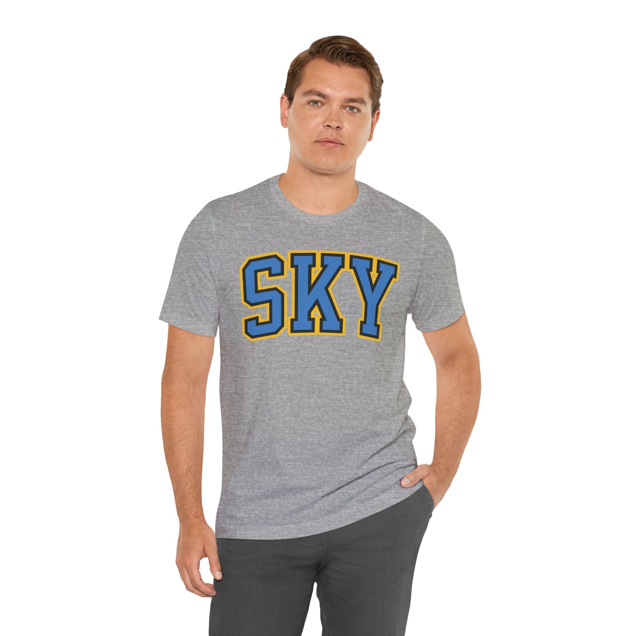 Angel Reese Sky Unisex Jersey T-shirt | Chix Sports